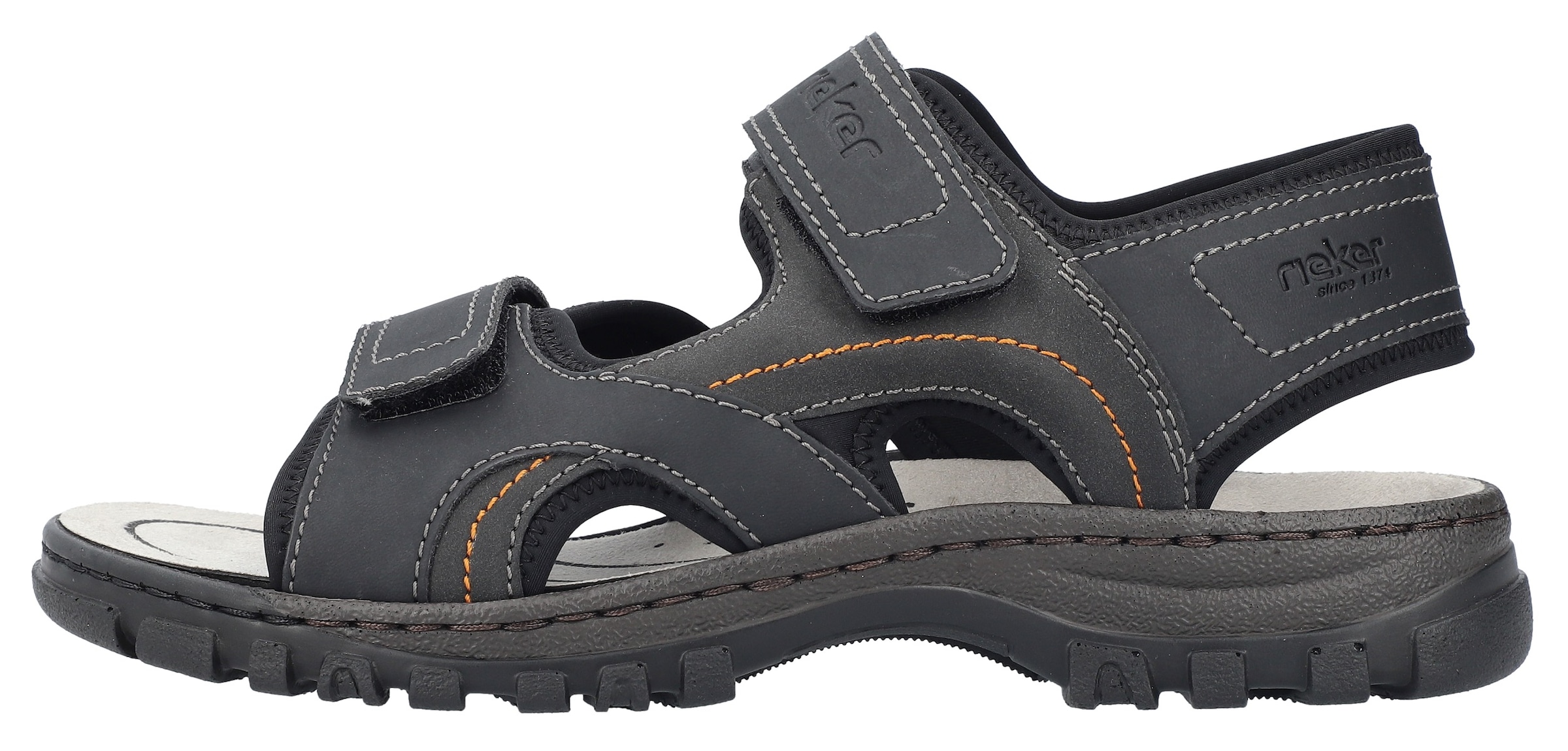 Rieker Sandale de trekking  , Sommerschuh, Outdoorsandale, Freizeitsandale, mit Profilsohle