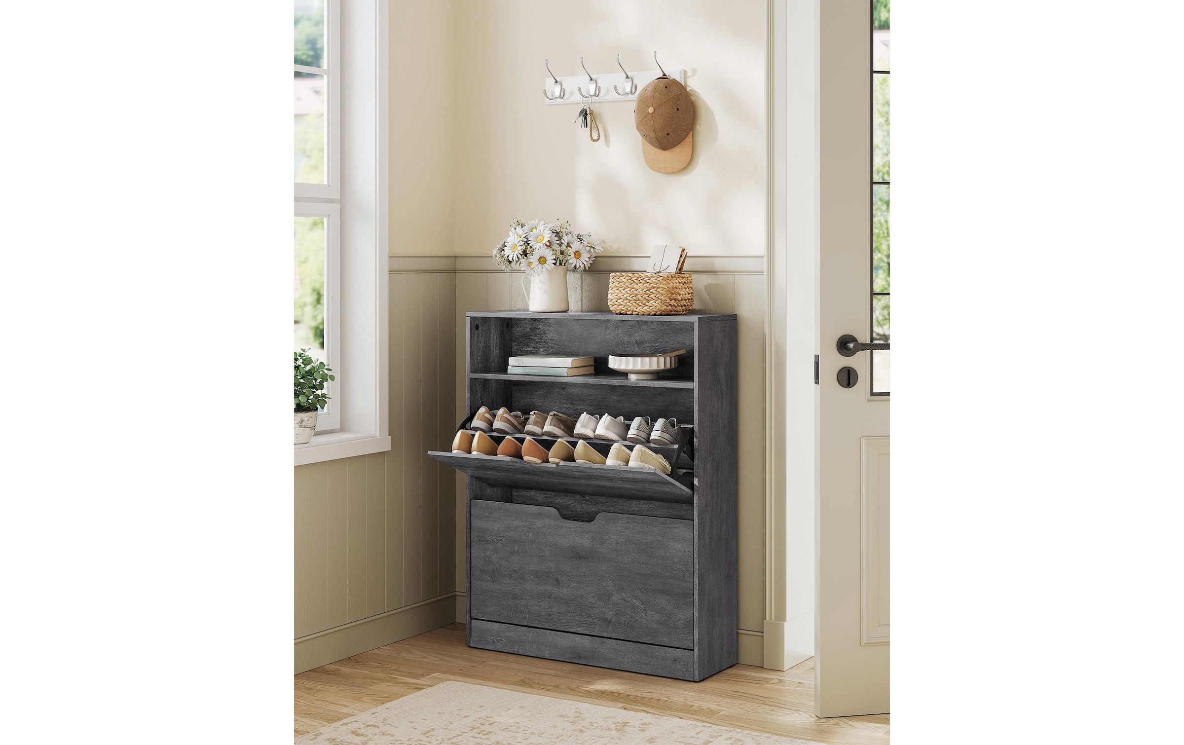 VASAGLE Schuhschrank »80 x 24 x 102 cm«