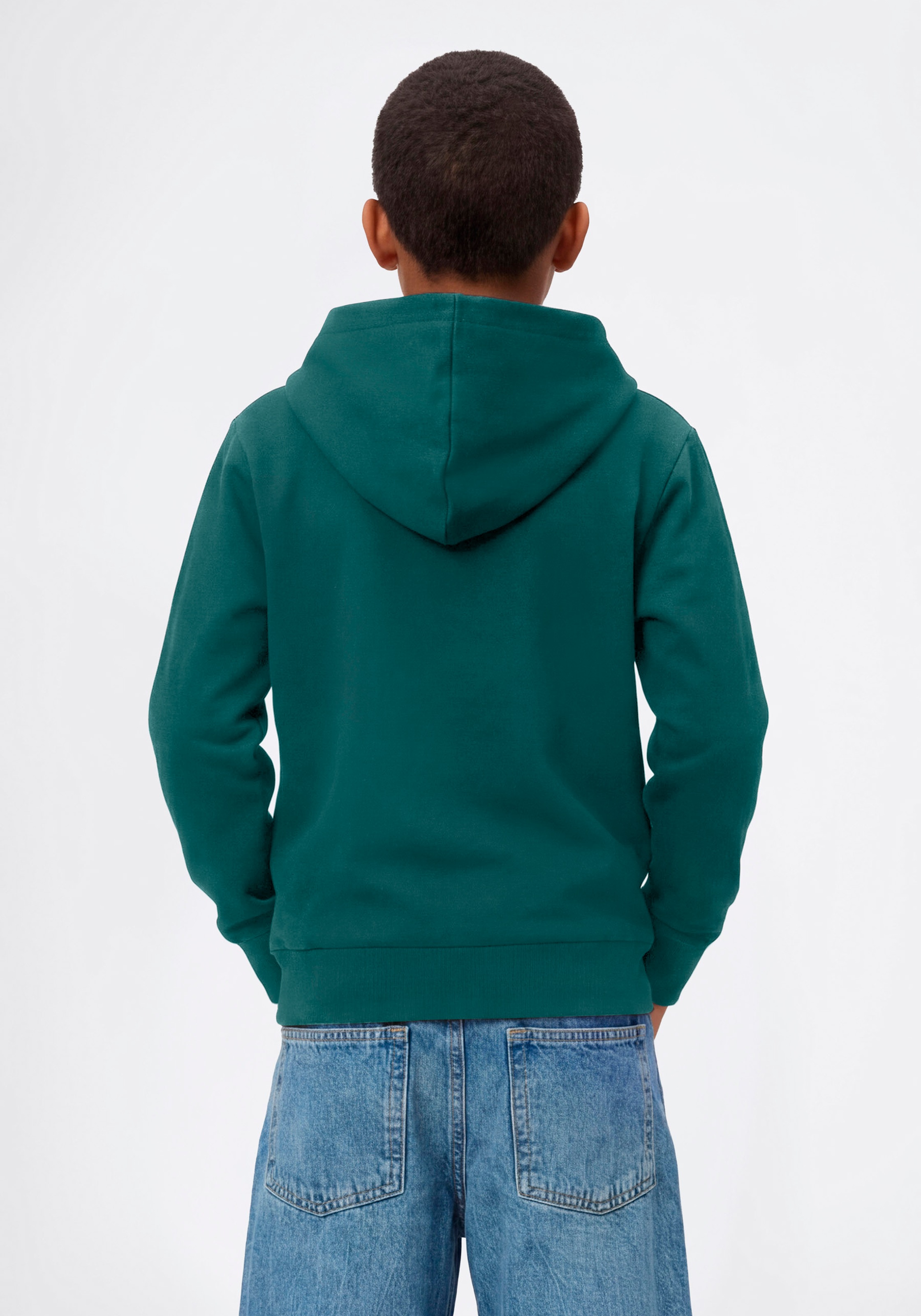 Champion Kapuzensweatshirt »Graphic Terry Hoodie«, für Kinder, sportlicher Stil, mit Kapuze, bequemer Schnitt

