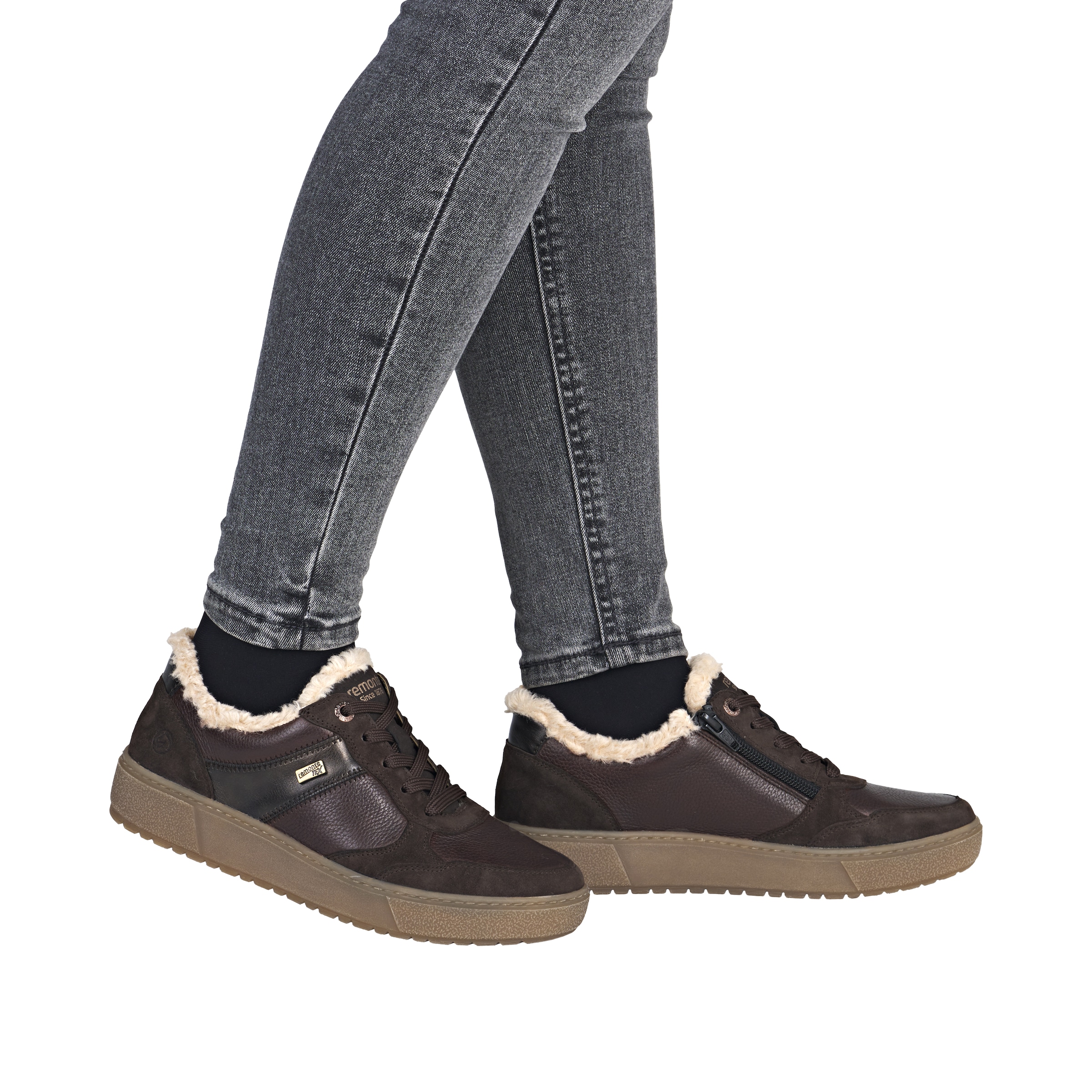 Remonte Baskets à plateforme  chaussure à lacets, chaussure basse avec membrane TEX déperlante