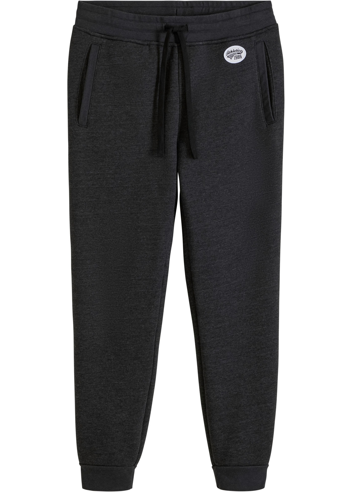 bonprix Pantalon sweat  aus Baumwolle, Polyester und Elasthan, mit Teddyfutter, Regular Fit