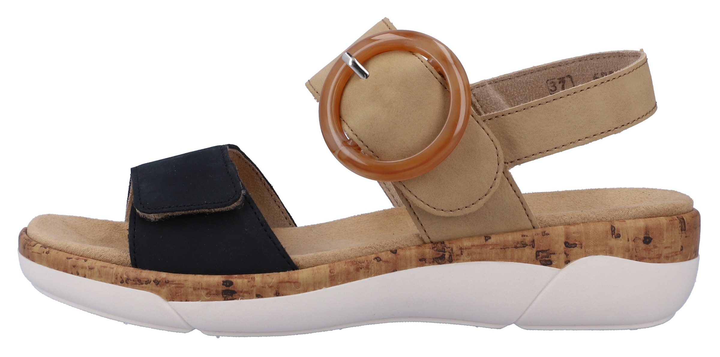 Remonte Keilsandalette  Sommerschuh, Riemchensandale, praktische Klettverschlüsse