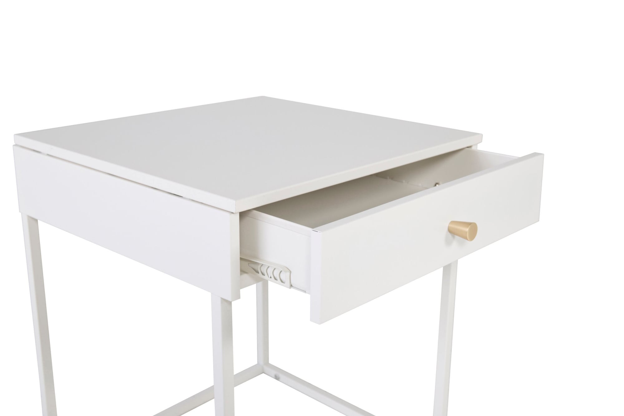 Venture Home Nachttisch »Bakal, minimalistischer Nachttisch, 43 × 43 cm« Schlafzimmertisch, Stahl, pulverbeschichtet, offene Form, leicht