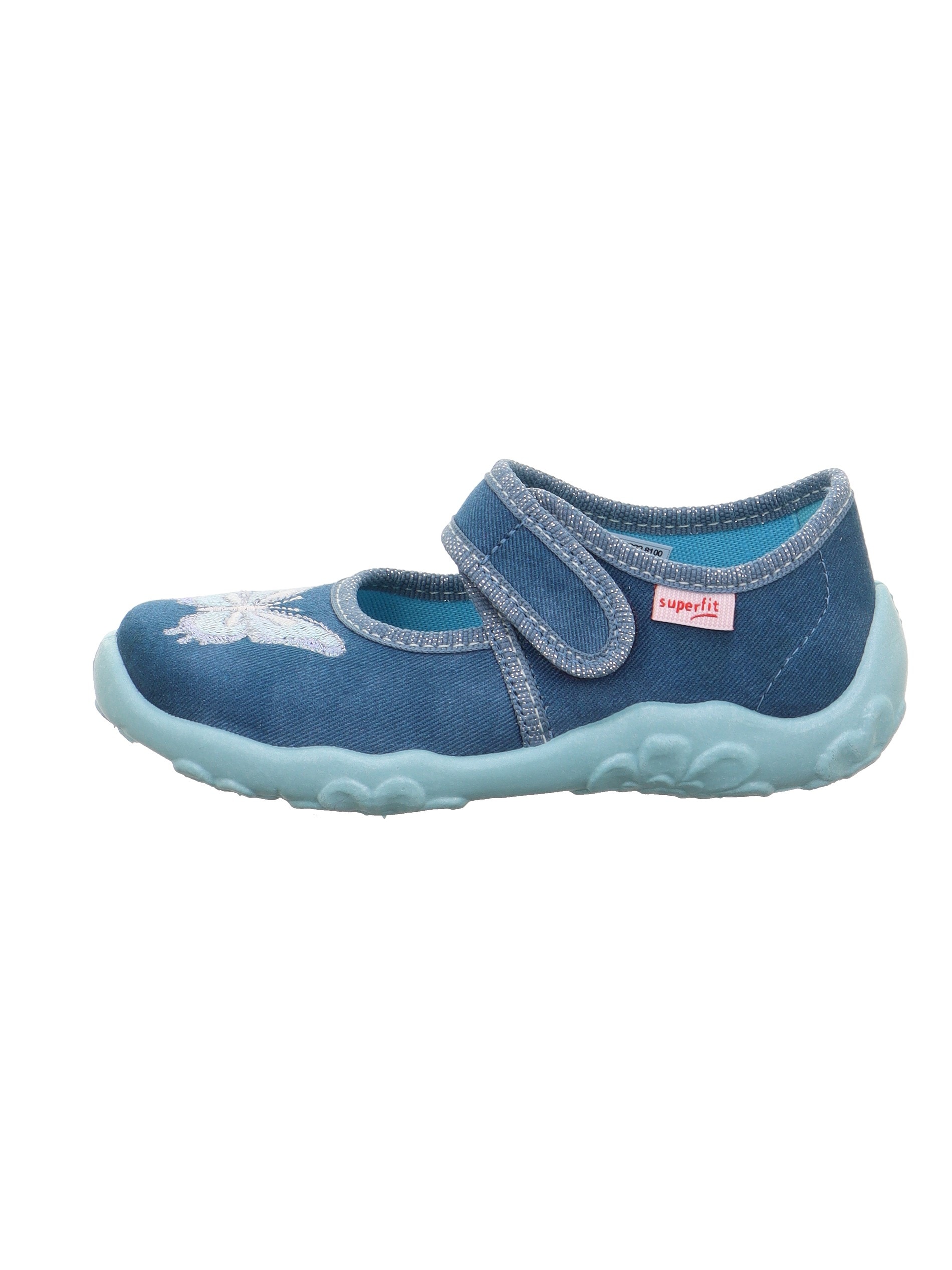 Superfit Chausson »BONNY, WMS: mittel«  Chaussure de maternelle avec fermeture velcro, gabarit de taille à télécharger