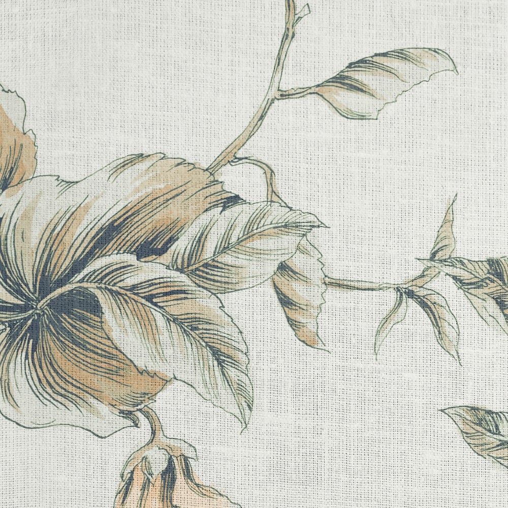 Komar Fototapete »Vlies Fototapete - Peachy Flora - Grösse 300 x 250 cm« Motiv | bedruckt glatt