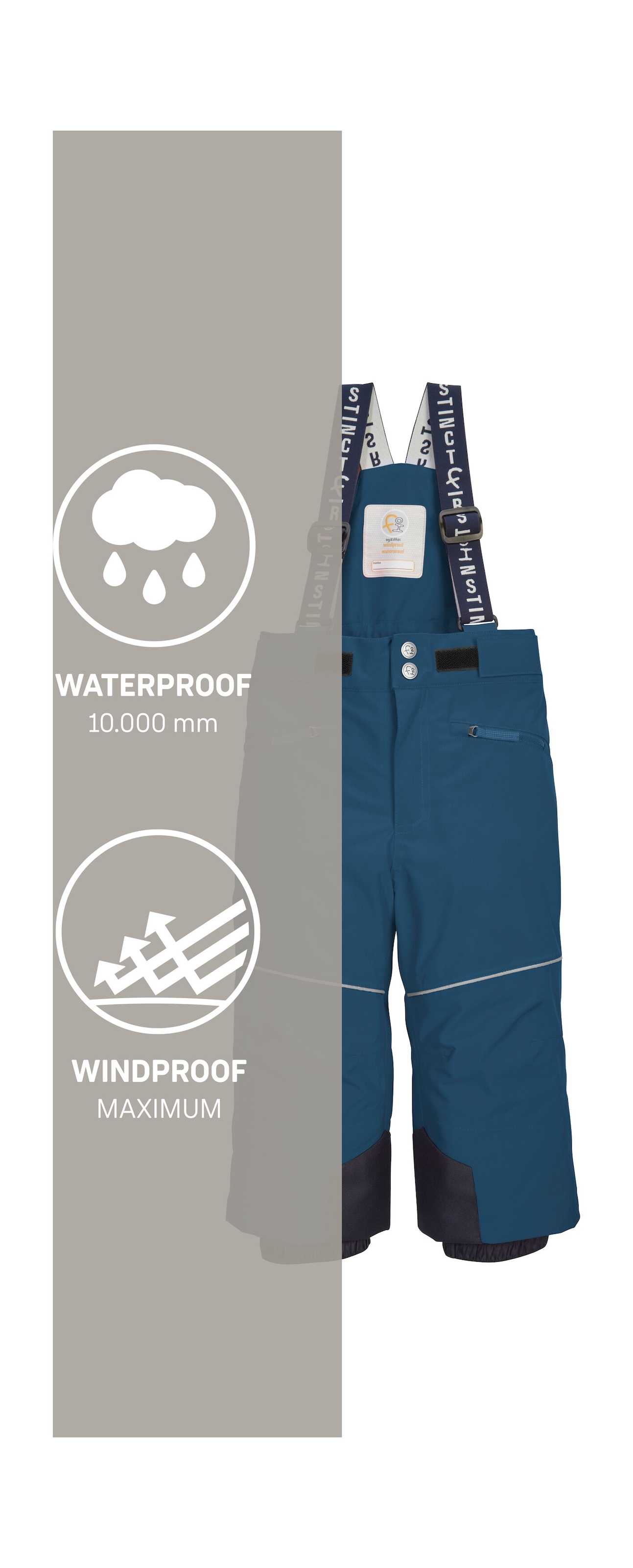 first instinct by killtec Skihose »FISW 48 MNS SKI PNTS«  Wasser- und winddichte Schneehose mit Grow-Up-Funktion