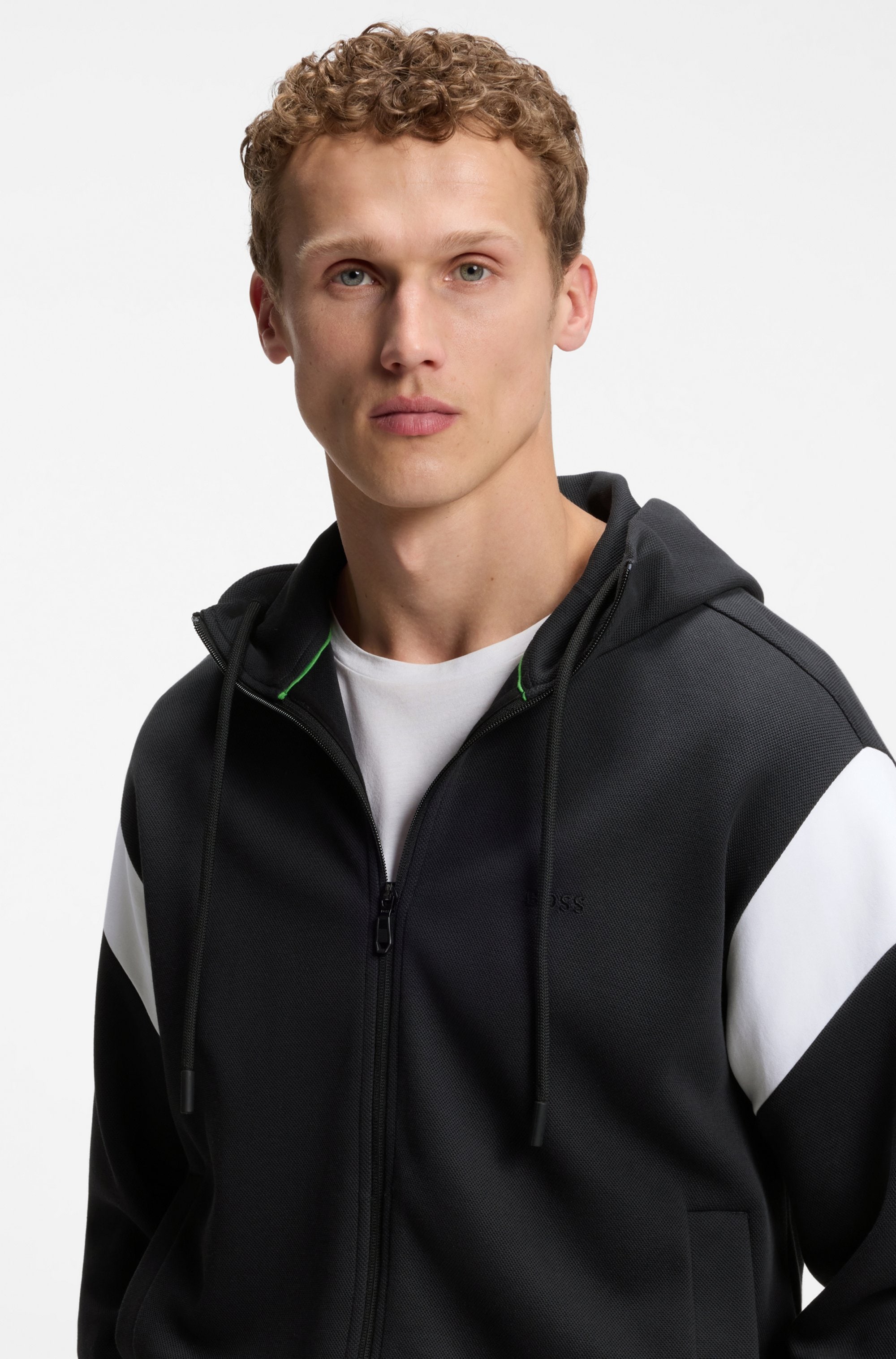 BOSS GREEN Sweat à capuche »Union Saggy« Kapuze, Regular Fit, Baumwoll-Mix