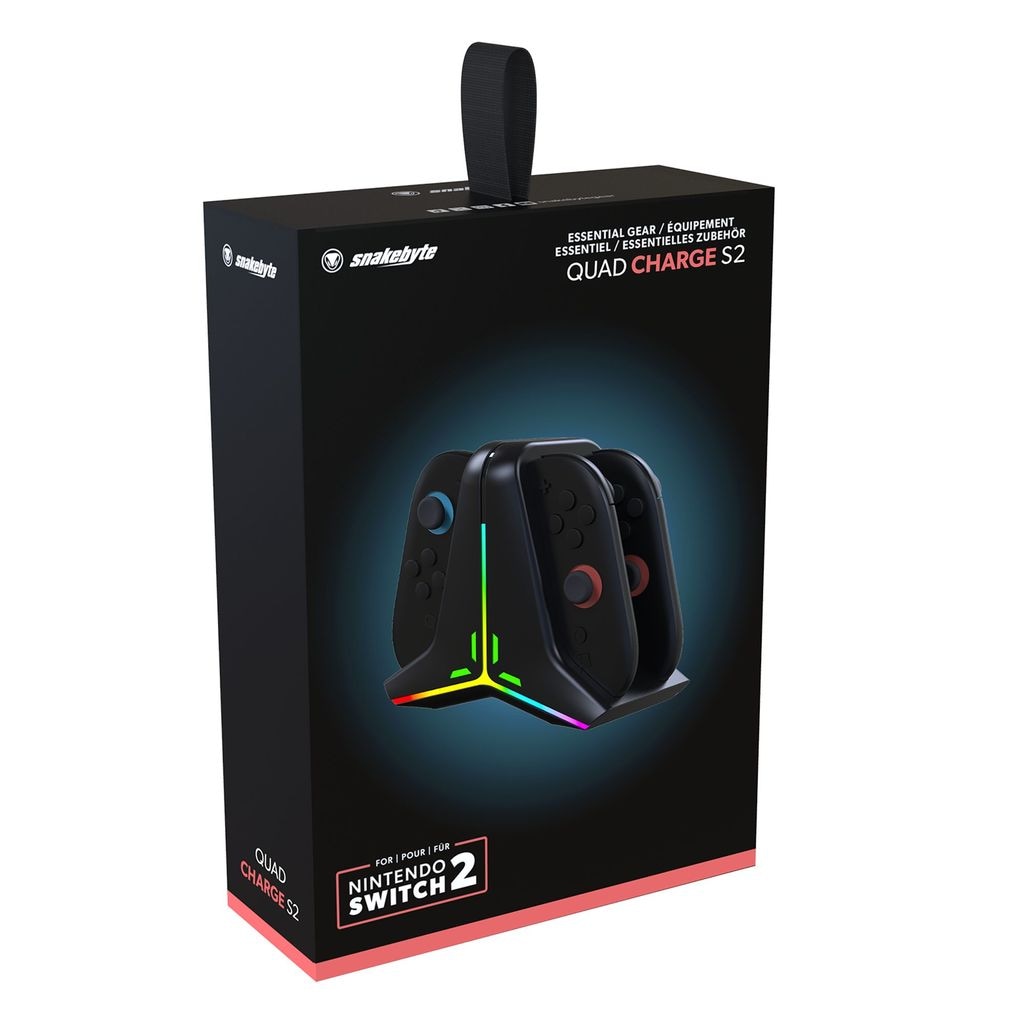 Snakebyte Station de chargement du contrôleur »Quad Charge S2 - Ladestation für Switch 2«