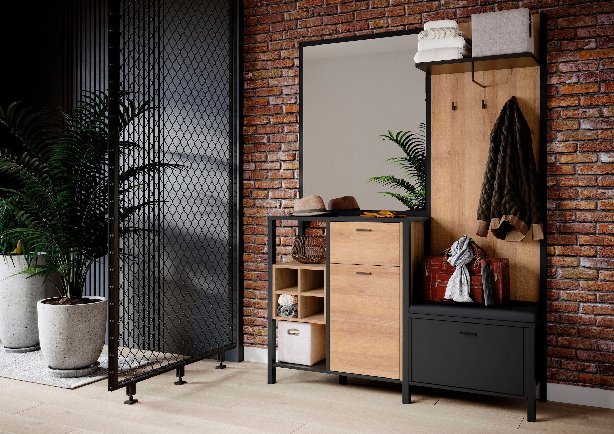 FORTE Vestiaire compact »High Rock« largeur 144,5 cm
