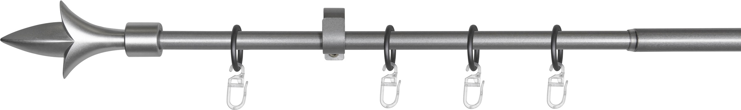 mydeco Tringle à rideaux »lance« Ø 16 mm 1 course-läufig Extensible