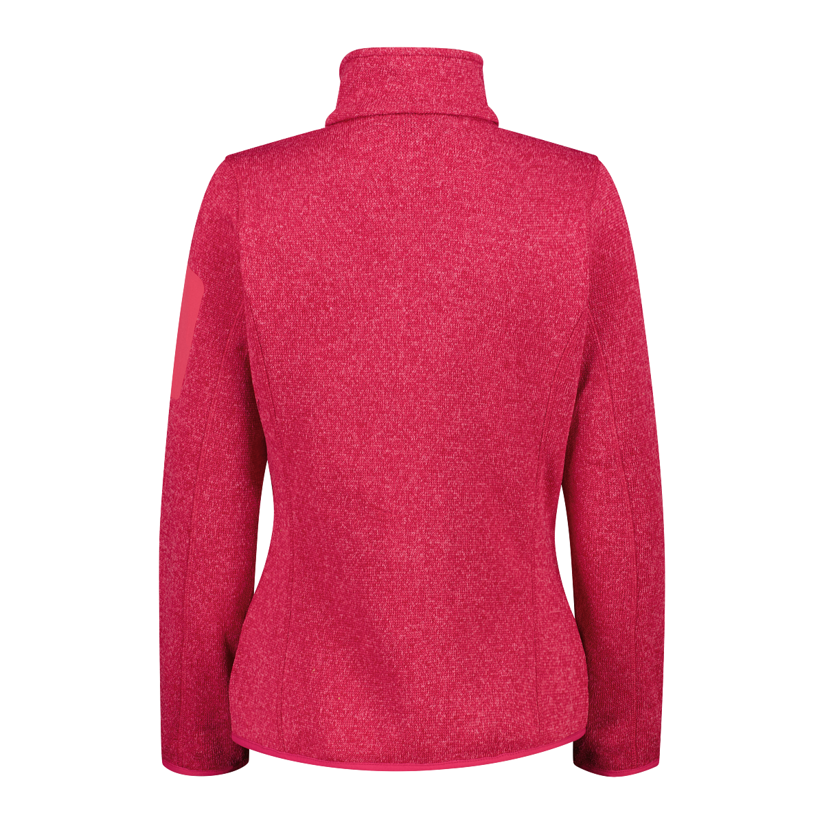 CMP Strickfleecejacke »KNITTED MELANGE FLEECE WOMAN JACKET« mit Reissverschlusstaschen, schnell trocknend, atmungsaktiv