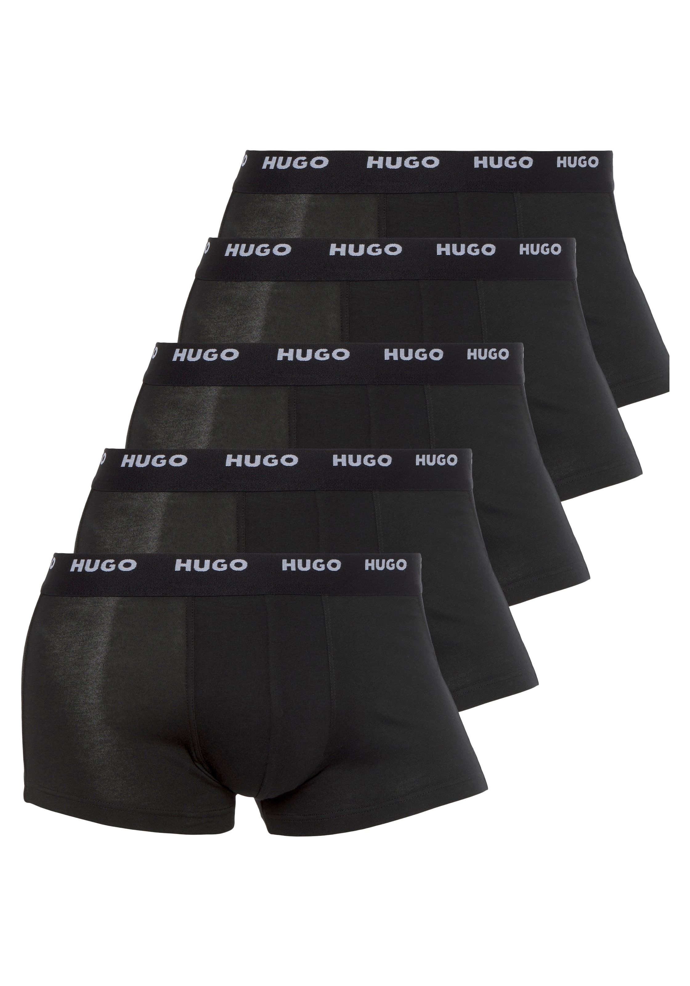 HUGO Underwear Tronc »TRUNK FIVE PACK« 5 cuis mit HUGO Logoschriftzug am Bund