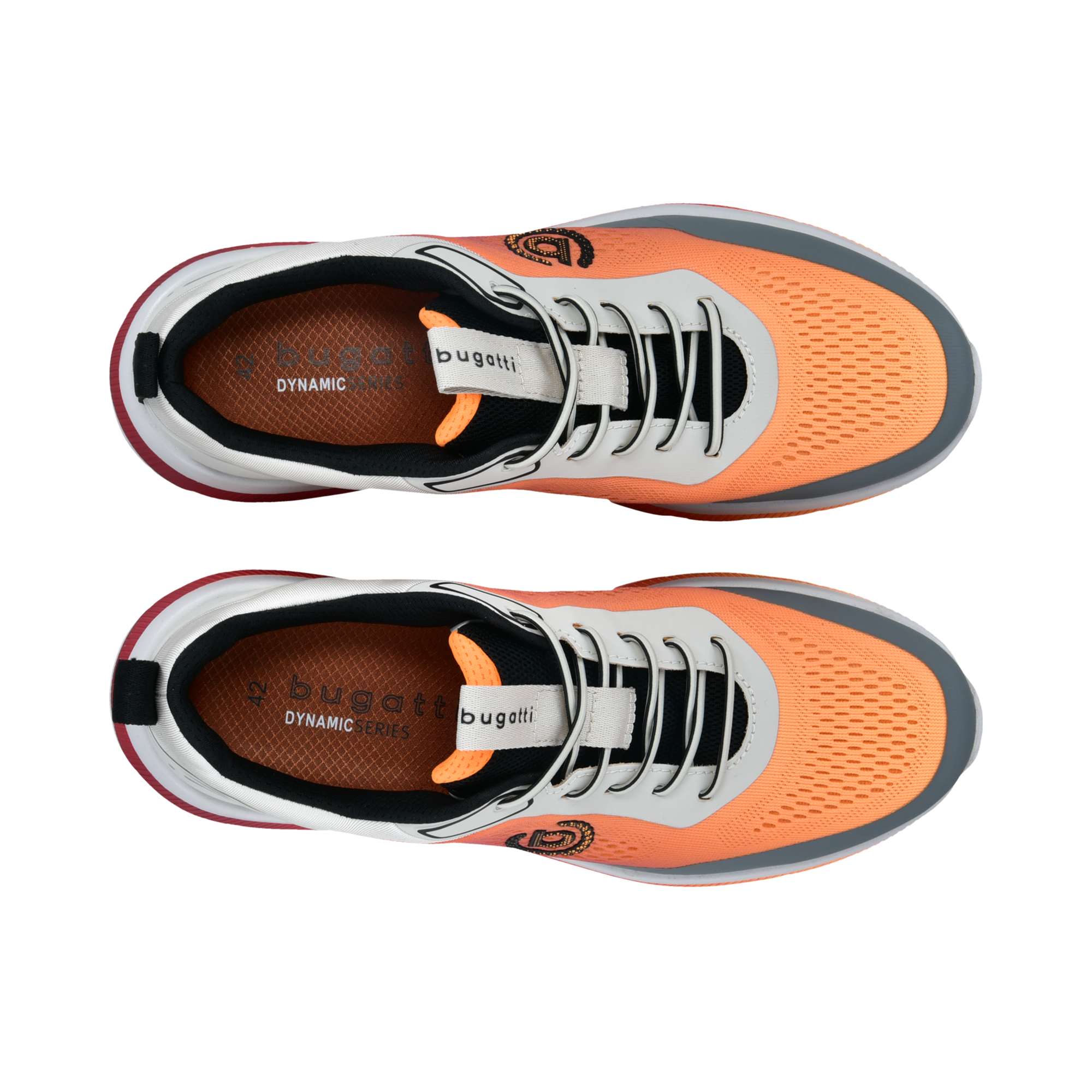 bugatti Sneakers  Freizeitschnürer, Halbschuh im Materialmix