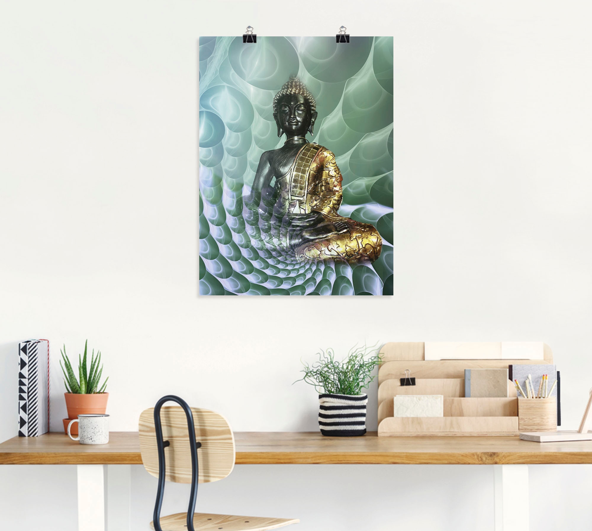 Artland Wandbild »Buddhas Traumwelt CB« Religion 1 Stk. tlg. als Alubild, Outdoorbild, Leinwandbild, Poster, Wandaufkleber