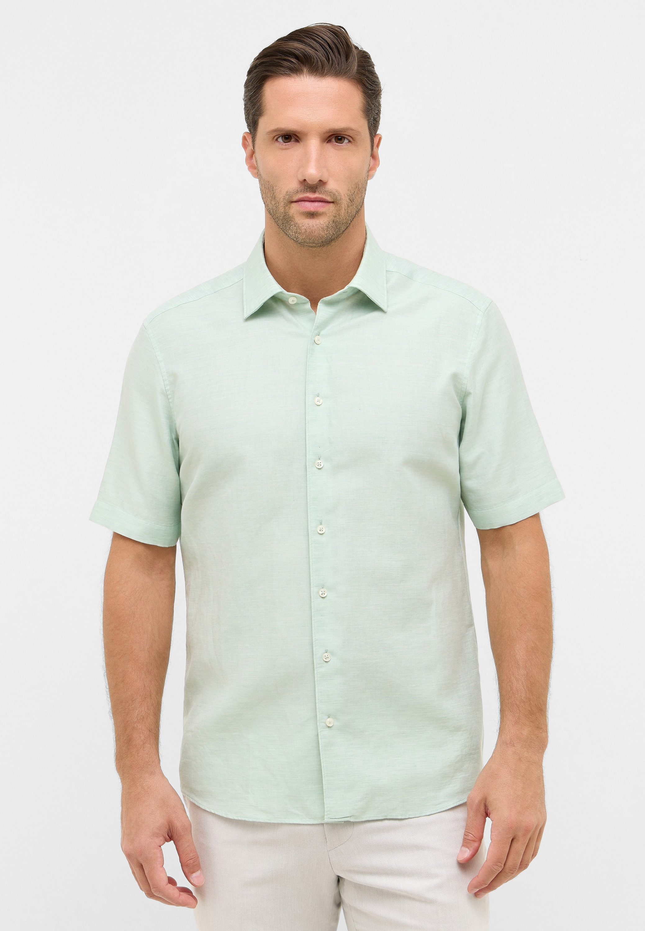 Eterna Chemise à manches courtes »MODERN FIT« EASY IRON (bügelleicht)