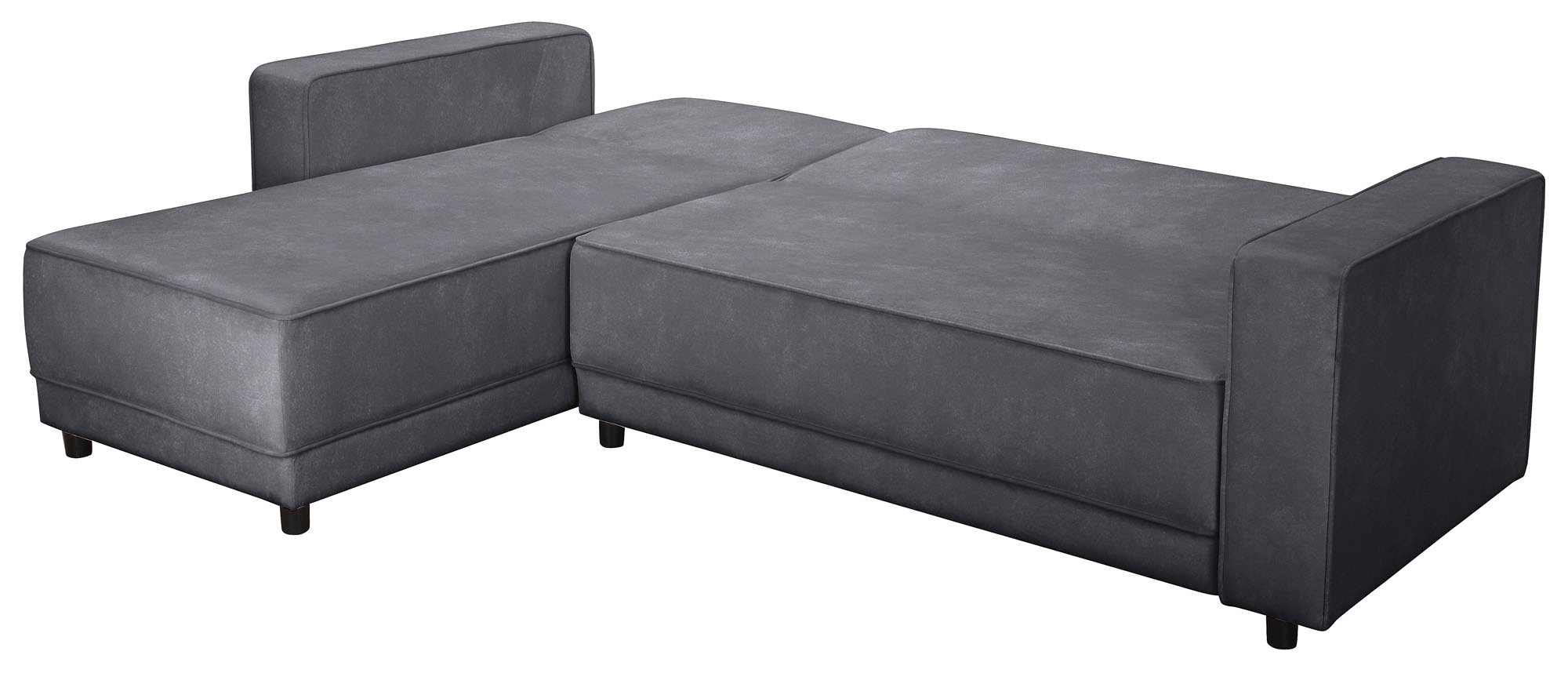 Dorel Home Canapé d'angle »Allie Schlafsofa 230 cm mit Relaxfunktion in der Rückenlehne« Schlaffunktion (108/194,5cm), trendiger Cord o. pflegeleichter Velours