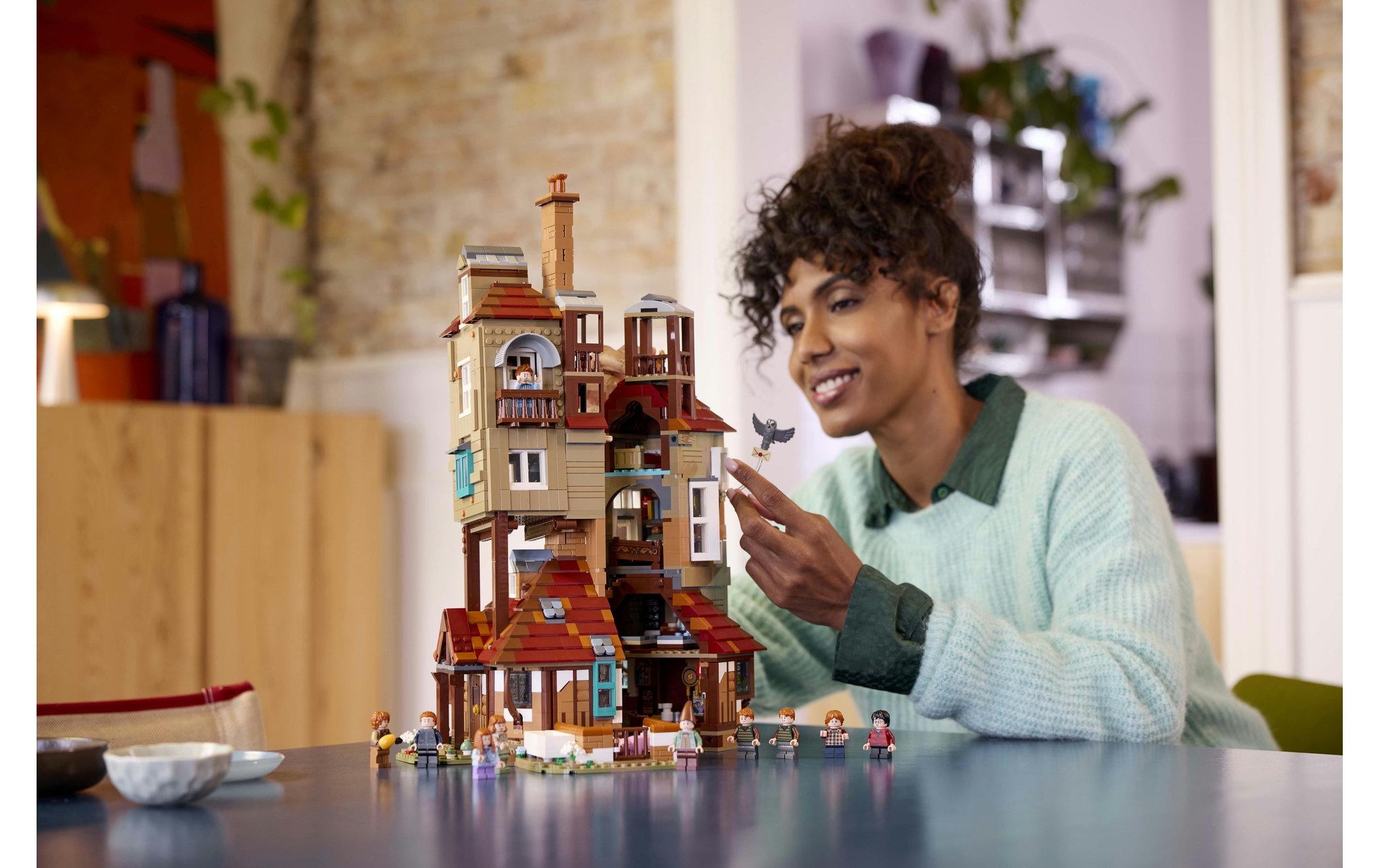 LEGO® Pions de construction »Harry Potter Der Fuchsbau – Sammleredition 76437« Ausstellungs‑Version des Weasley‑Hauses