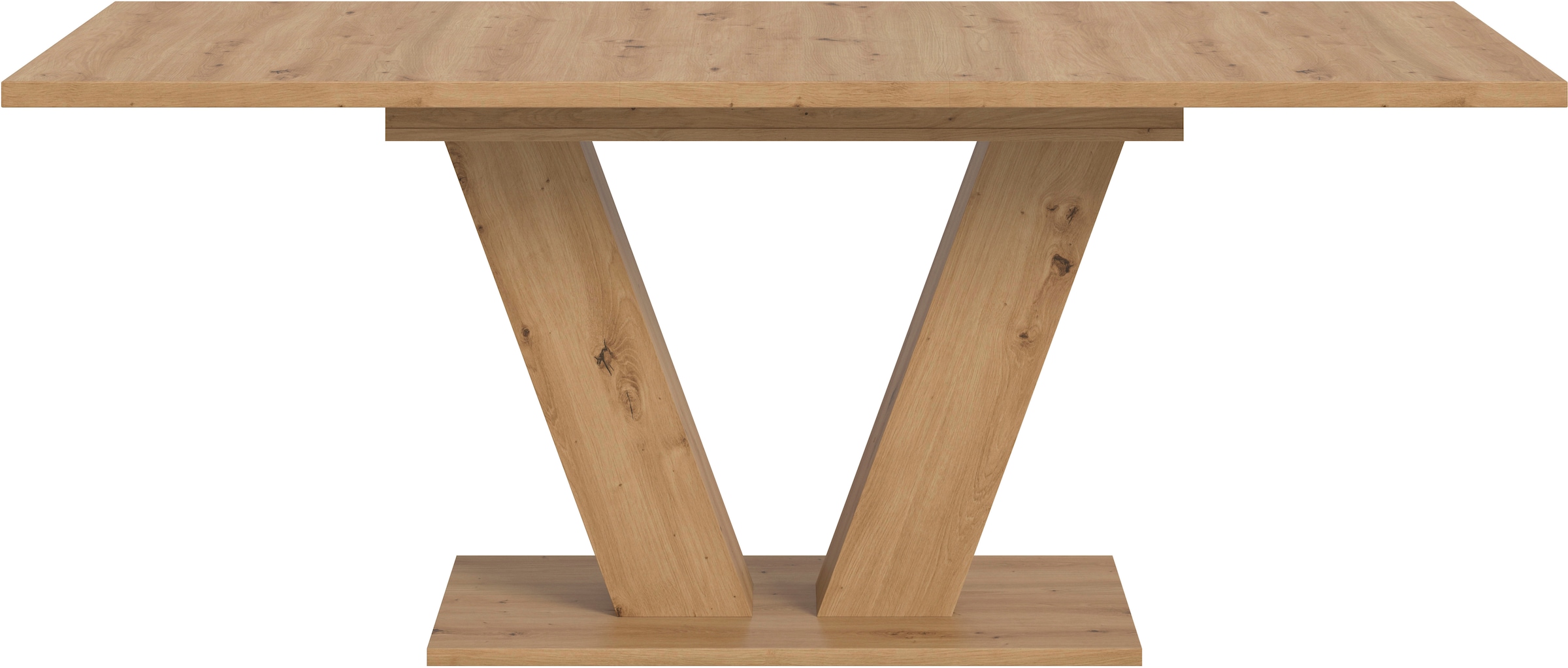 INOSIGN Esstisch »Motus, ausziehbar 150 -190 cm, inklusive 40 cm Einlegeplatte« Set, 1 Stk. tlg. V-Gestell mit Bodenplatte, Tisch, Küchentisch, Esszimmer, Küche