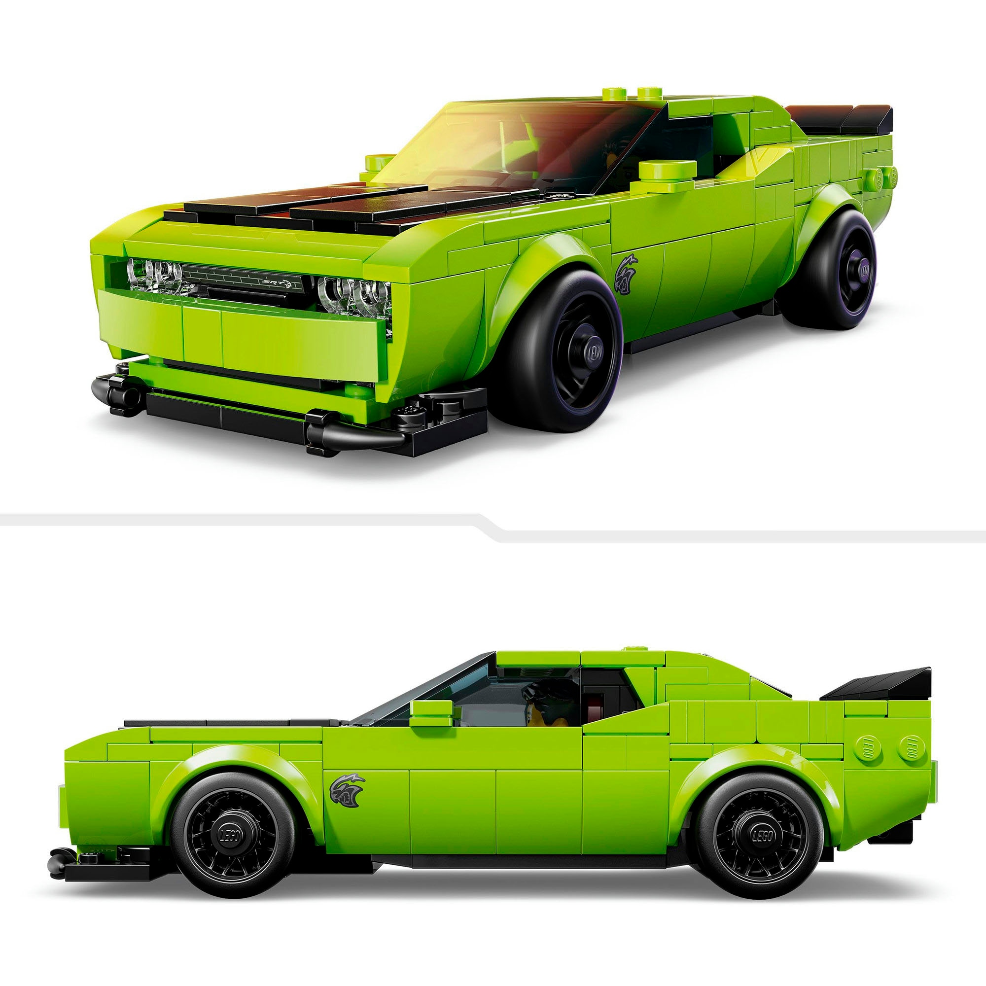 LEGO® Konstruktionsspielsteine »Dodge Challenger SRT Hellcat Sportwagen (77237), LEGO Speed Champions« Made in Europe