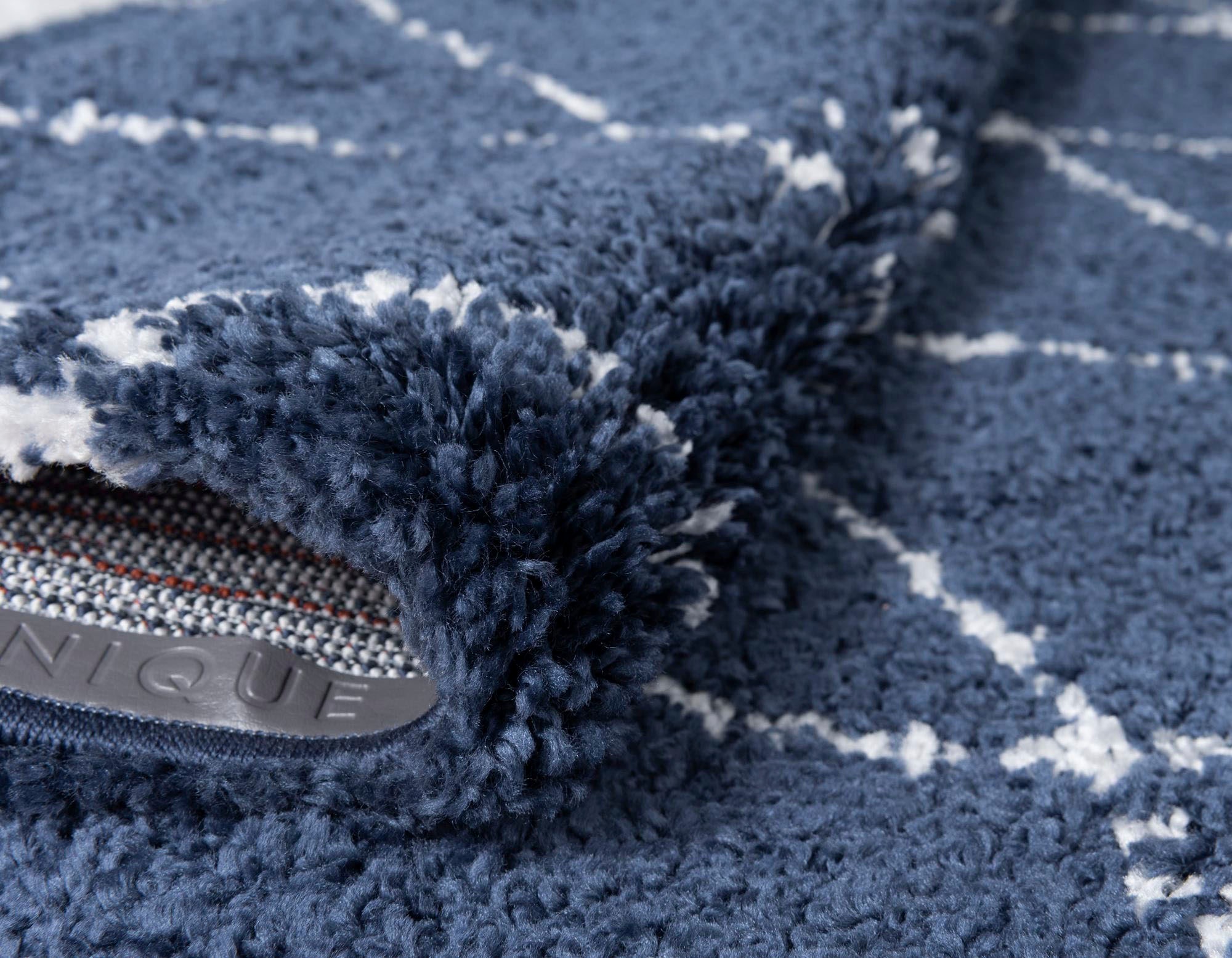 Myflair Möbel & Accessoires Hochflor-Teppich »Temara Shag, LAGERRÄUMUNG!« rechteckig 51 mm Höhe gewebt, Rauten Design, weich & kuschelig