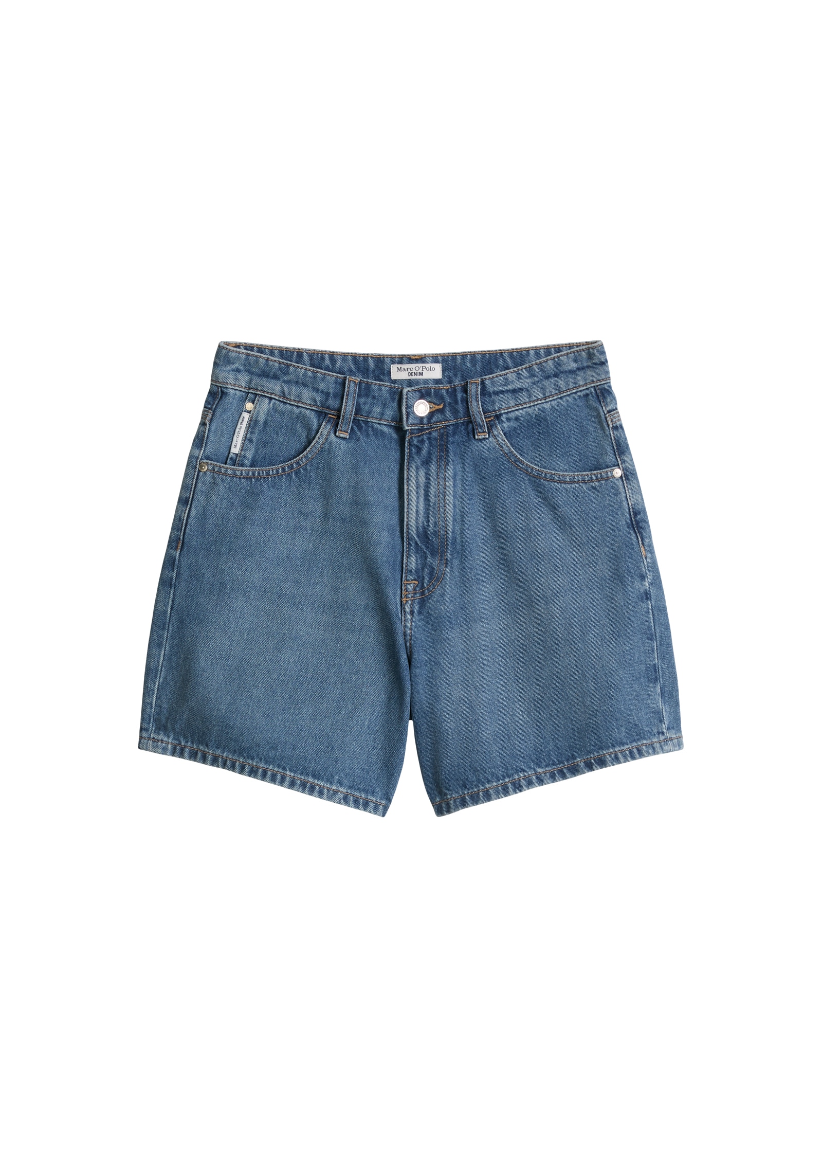 Marc O'Polo DENIM Short en jean »Model Filda relaxed aus Rigid Denim« taille haute