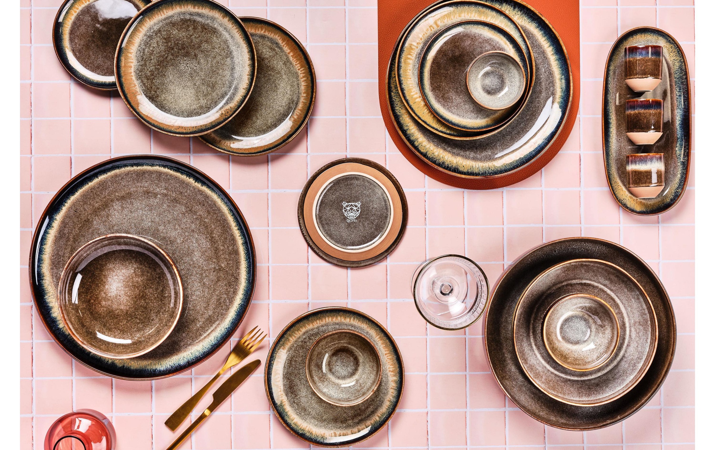   Set de vaisselle »Björn Genesis 1 Stück,Basalt Gray«