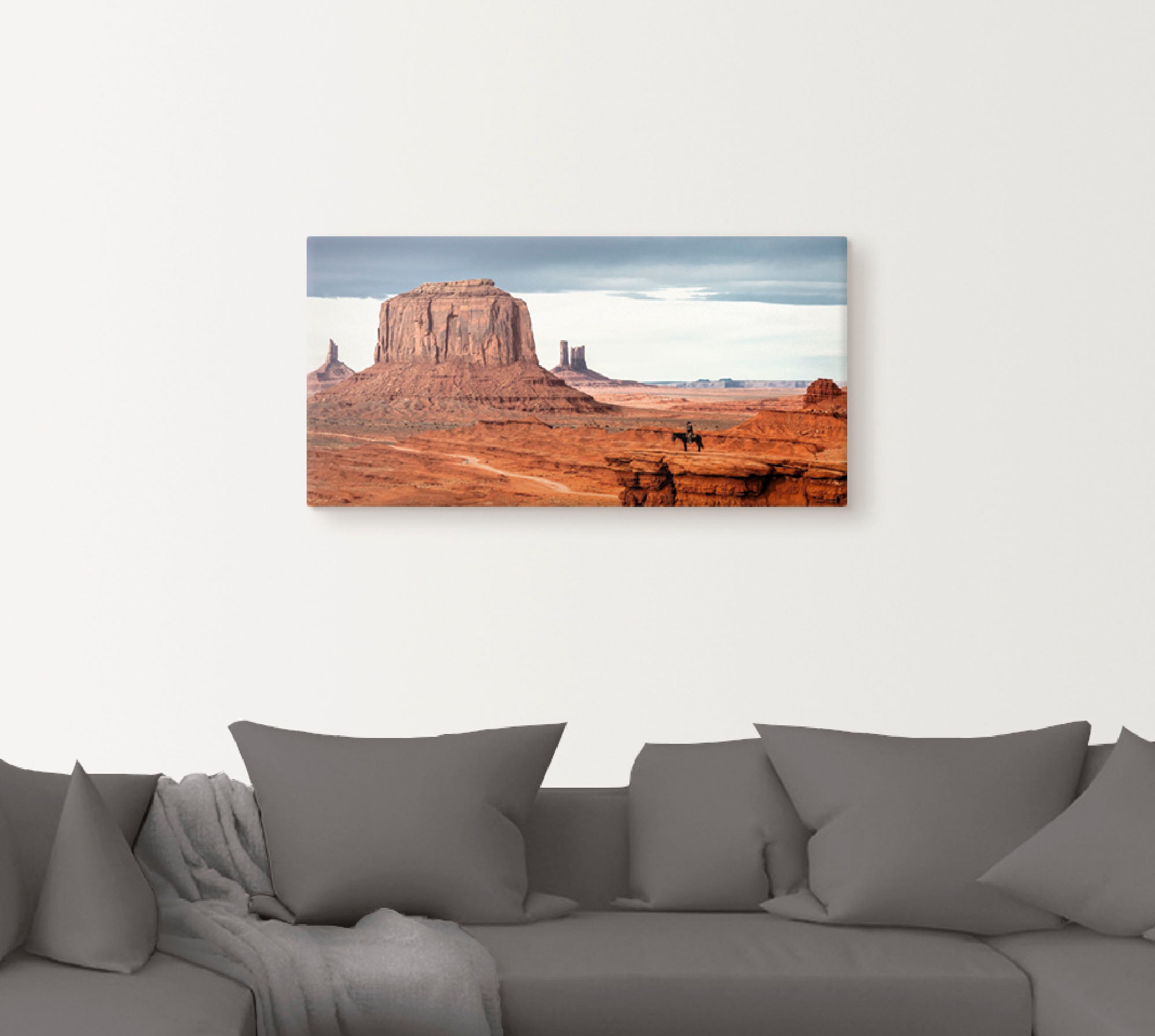 Artland Tableau sur toile »Colorado - Utah Monument Valley« 1 cuis tlg. auf Holzrahmen gespannt