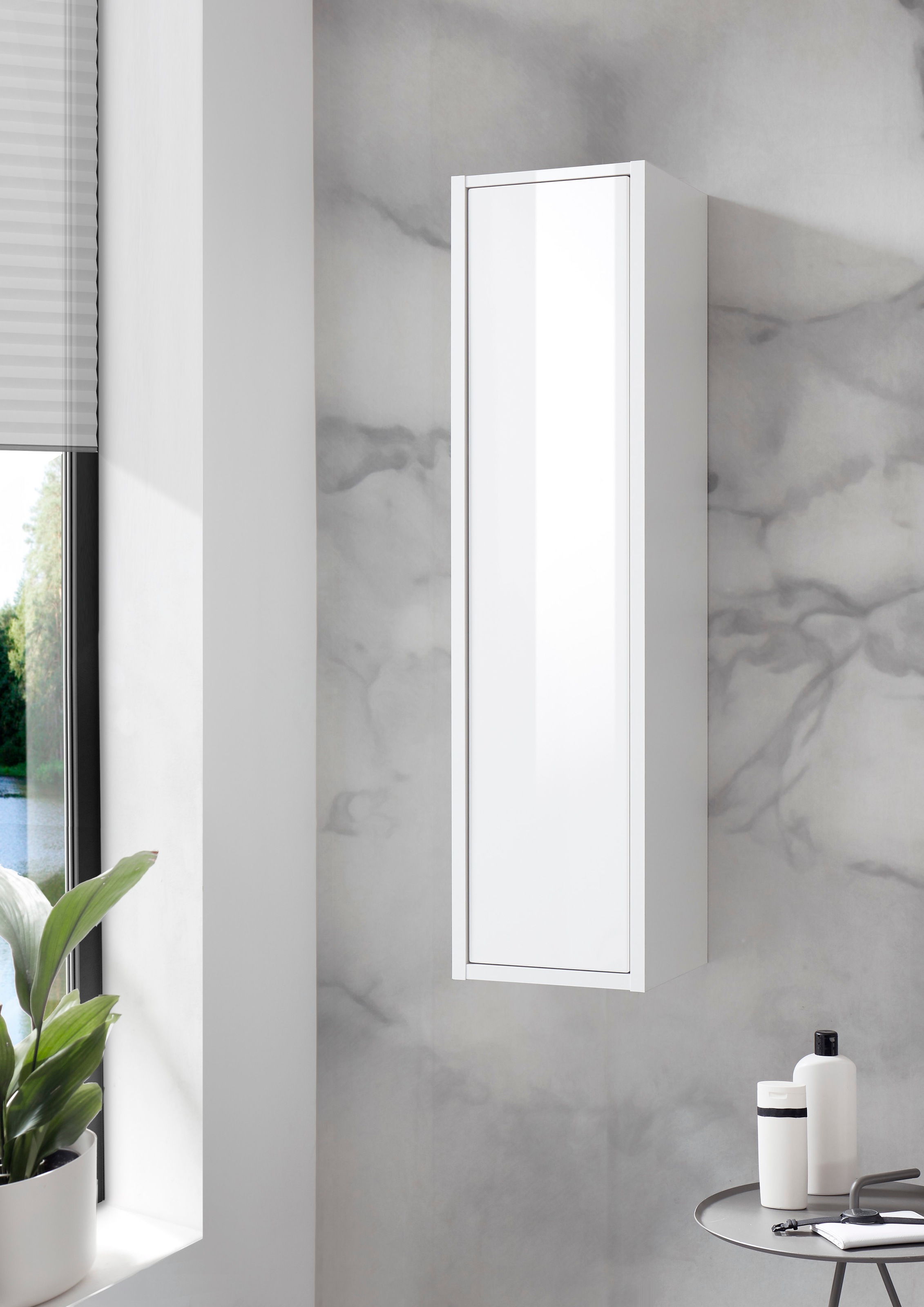 PLACES OF STYLE Badmöbel-Set »Studio Line, Bad im modernen Design, 6-teiliges Badezimmer« 6 Stk. tlg.