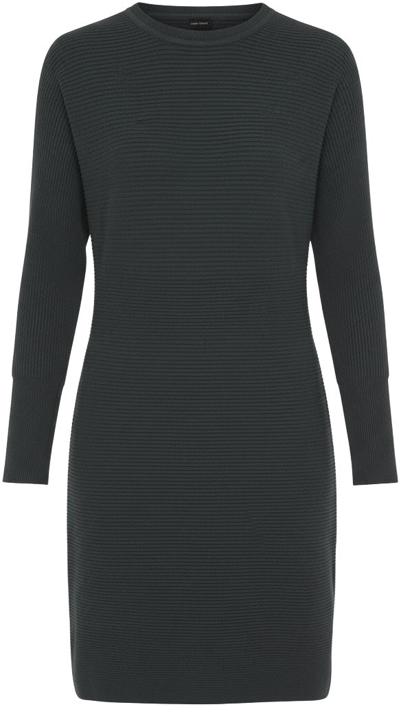 Laura Scott Robe en tricot mit Fledermausärmeln und Rippstrick - NEUE KOLLEKTION