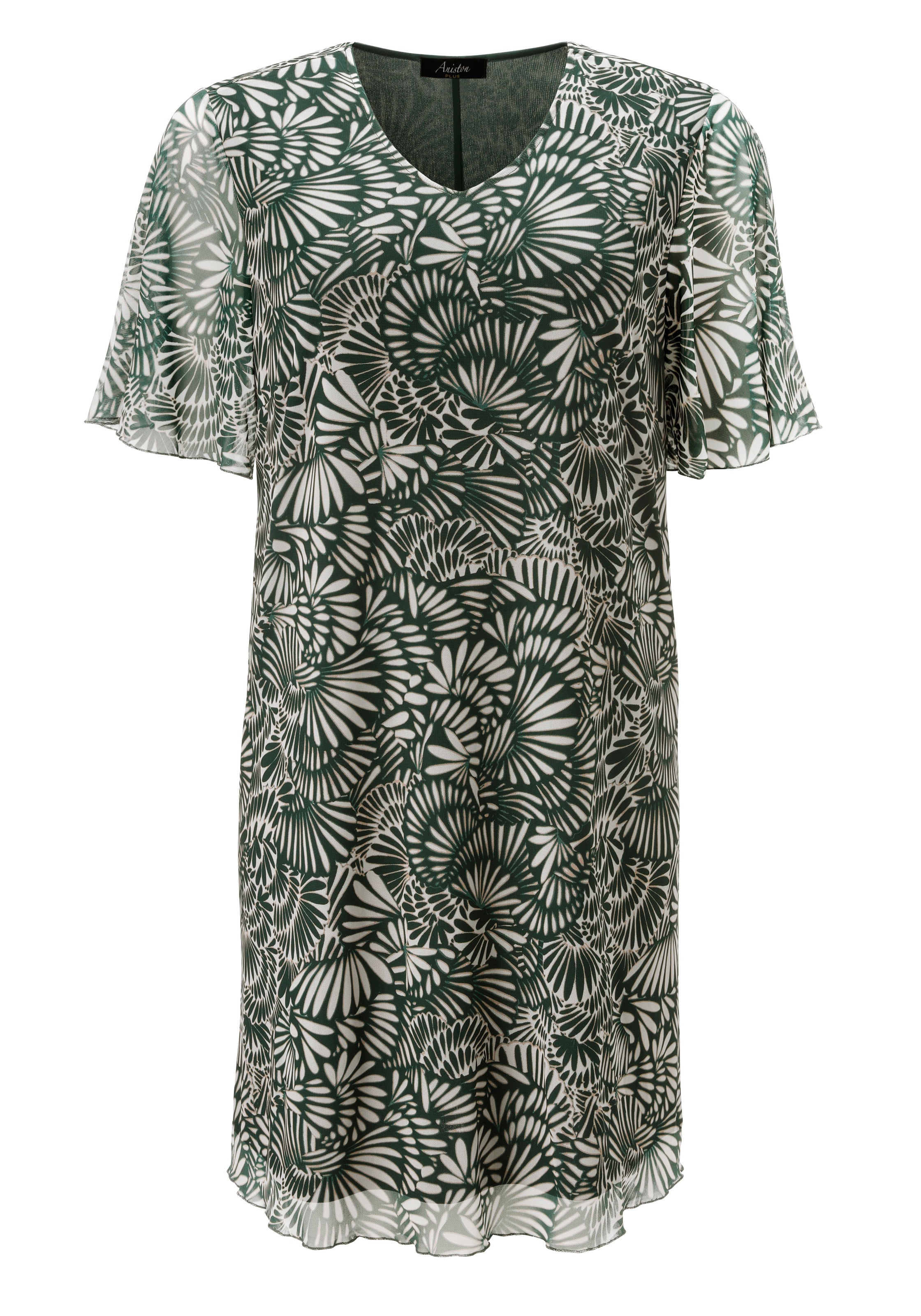 Aniston PLUS Meshkleid mit Flügelärmelchen - NEUE KOLLEKTION