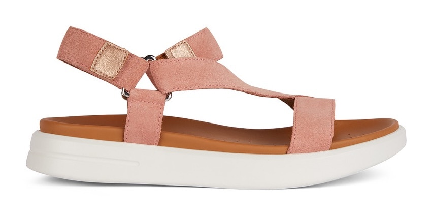 Geox Sandale »D XAND 2S B«  , Sommerschuh, Sandalette, mit Klettverschluss an der Ferse