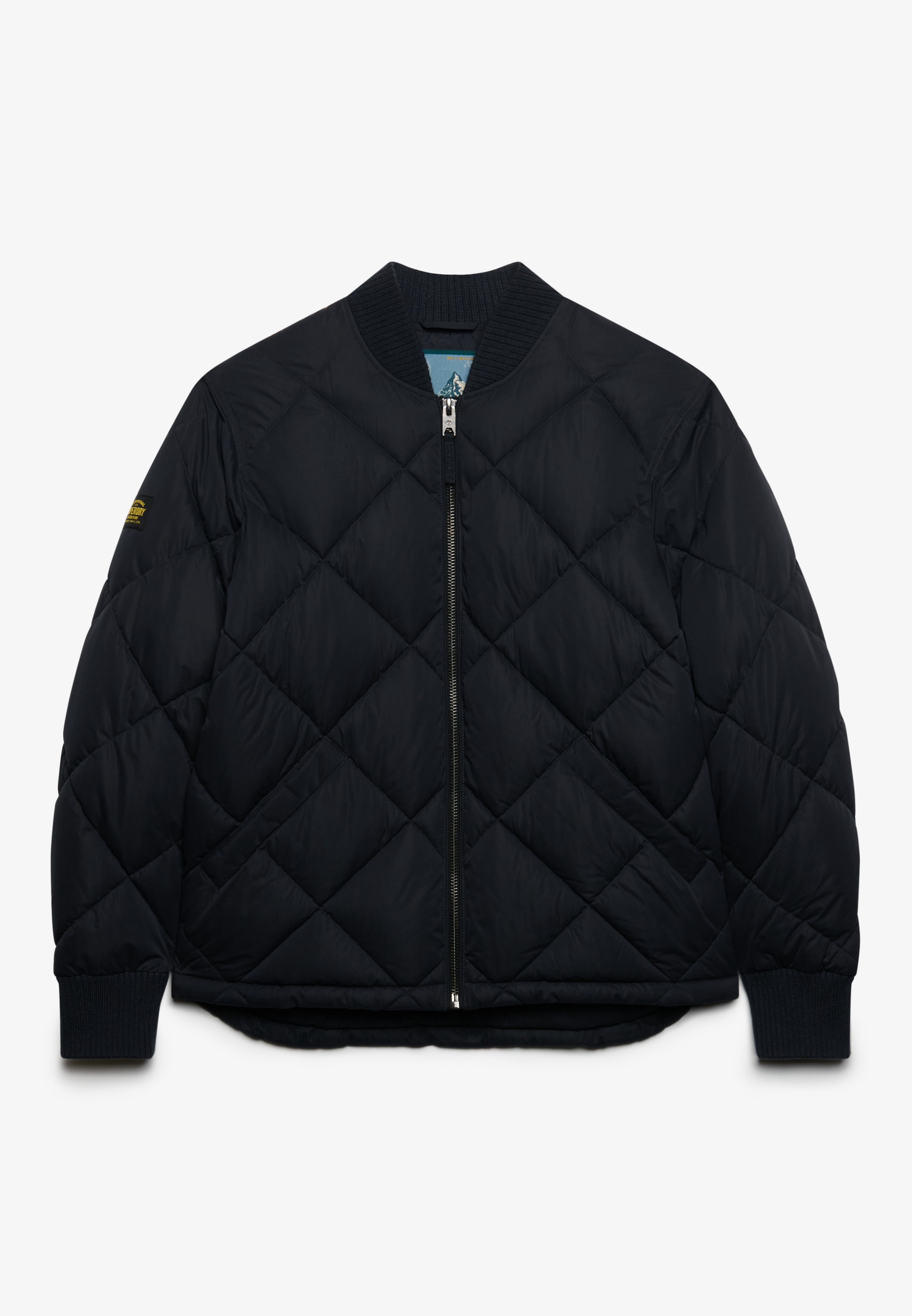 Superdry Veste matelassée »DIAMOND QUILT JACKET« Regular Fit, avec fermeture éclair, en polyester et fibre synthétique
