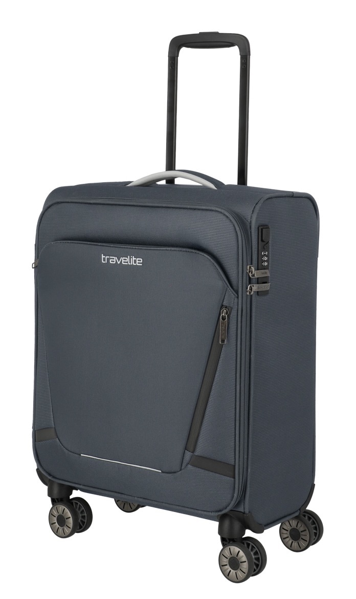 travelite Trolley pour bagages à main »JETPACK Multi Light 4 Cabin, konzipiert für Condor & Ryanair« 37 litre 4 Rollen Valise souple cabine pour la plupart des compagnies aériennes courantes