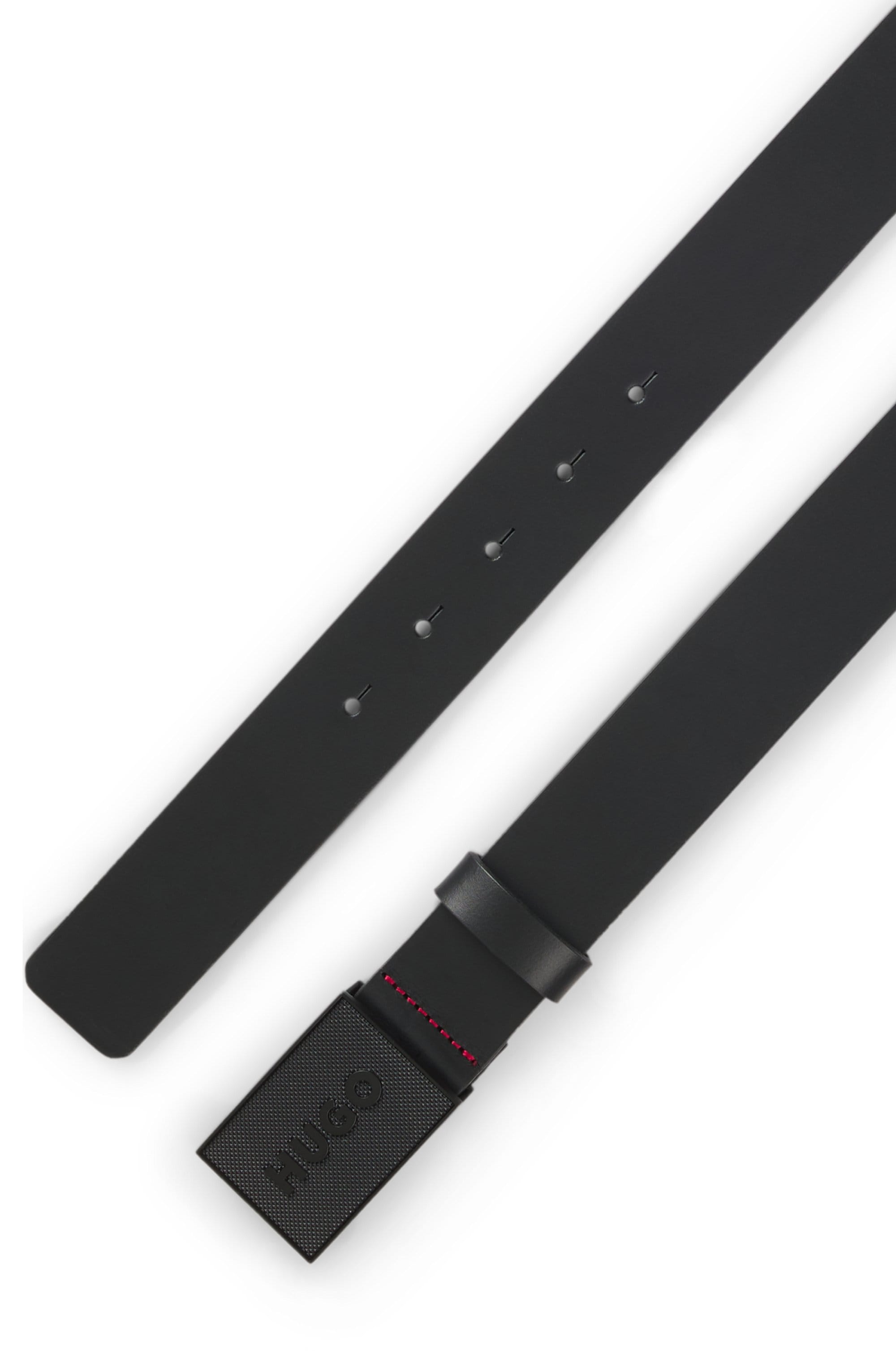 HUGO Ceinture en cuir »Gethon Sz35« mit HUGO Koppelschliesse