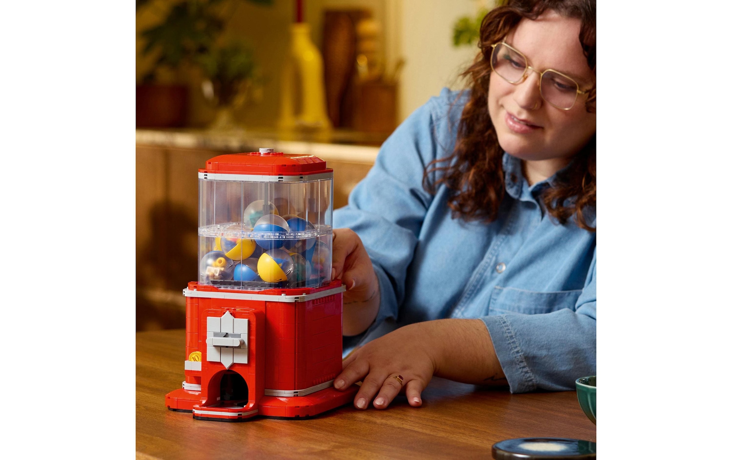 LEGO® Konstruktionsspielsteine »Classic Spielzeugautomat mit Minifiguren 21358«