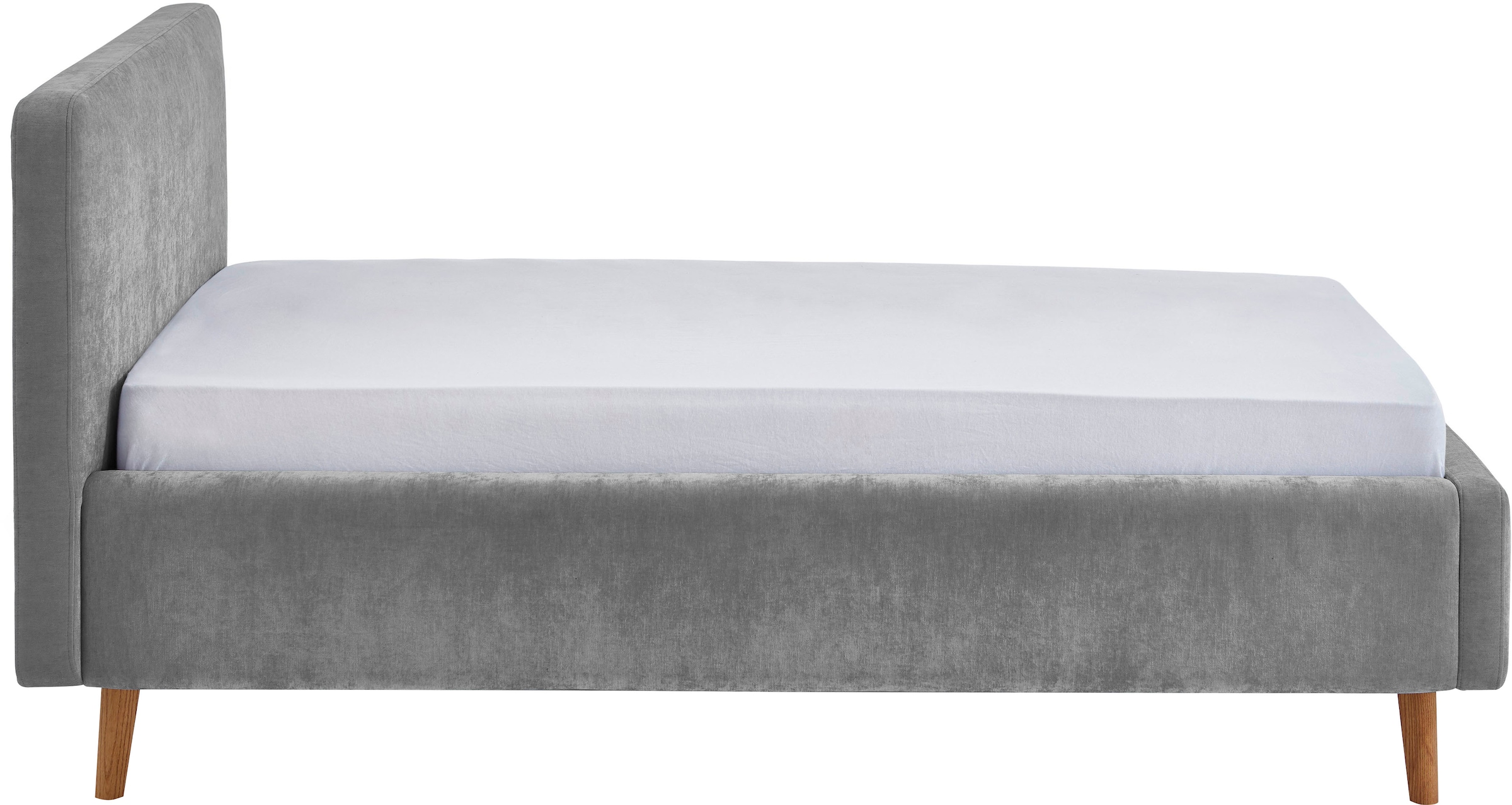 meise.möbel Lit rembourré »Polsterbett MATTIS, Bett wahlweise mit Bettkasten, Webstoff« Surfaces de couchage : 120x200cm, 140x200cm, 160x200cm & 180x200cm