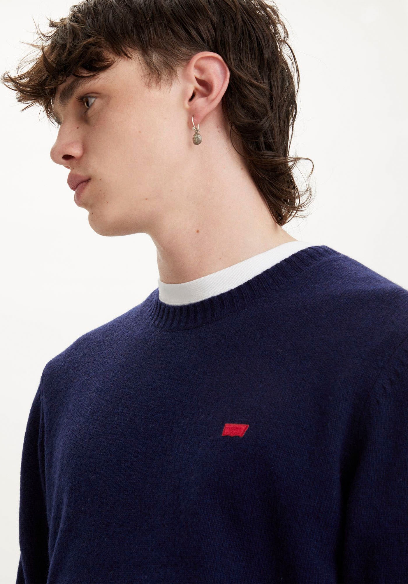 Levi's® Wollpullover »ORIGINAL HM SWEATER« klassische Rundhalsform