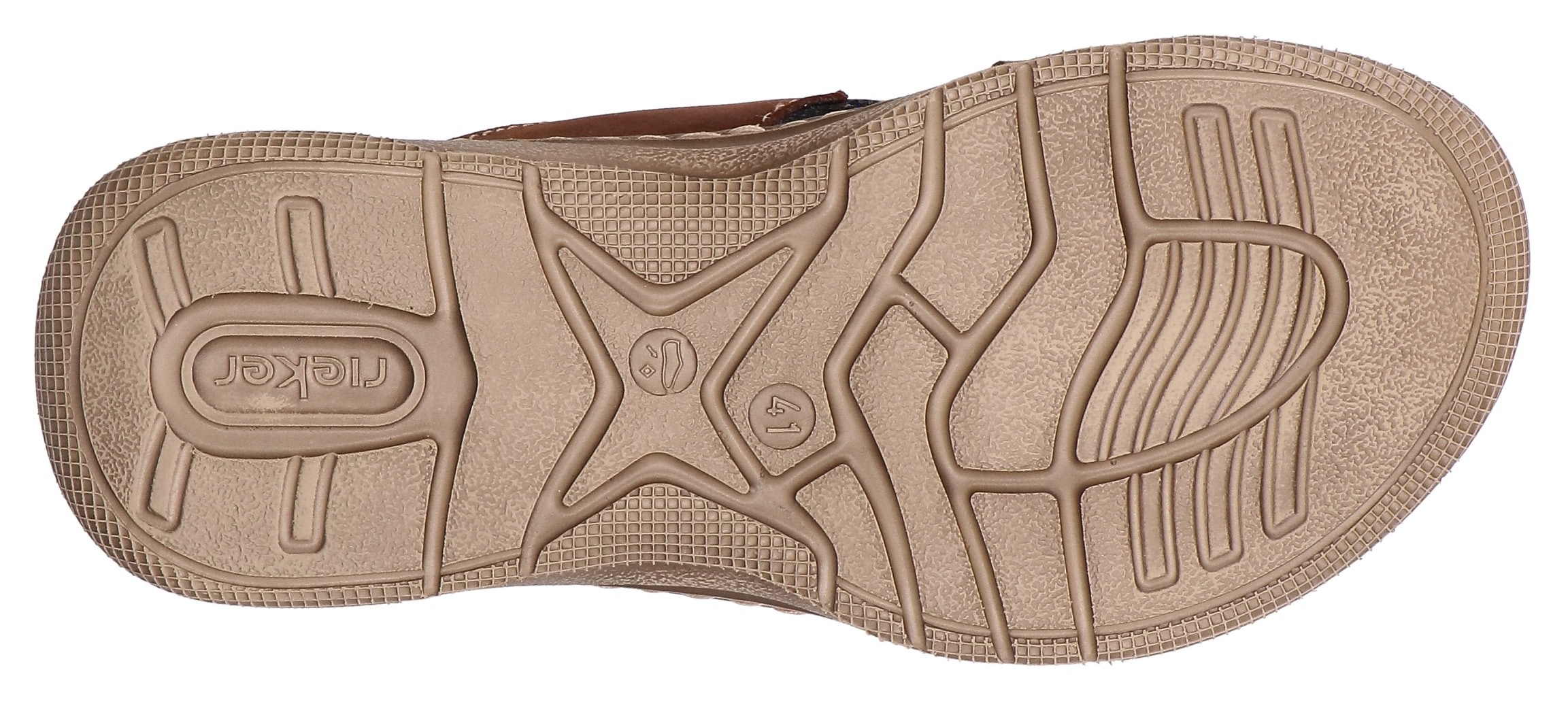 Rieker Pantolette  Chaussure d'été, chaussure de plage, chaussure de vacances avec bandage croisé