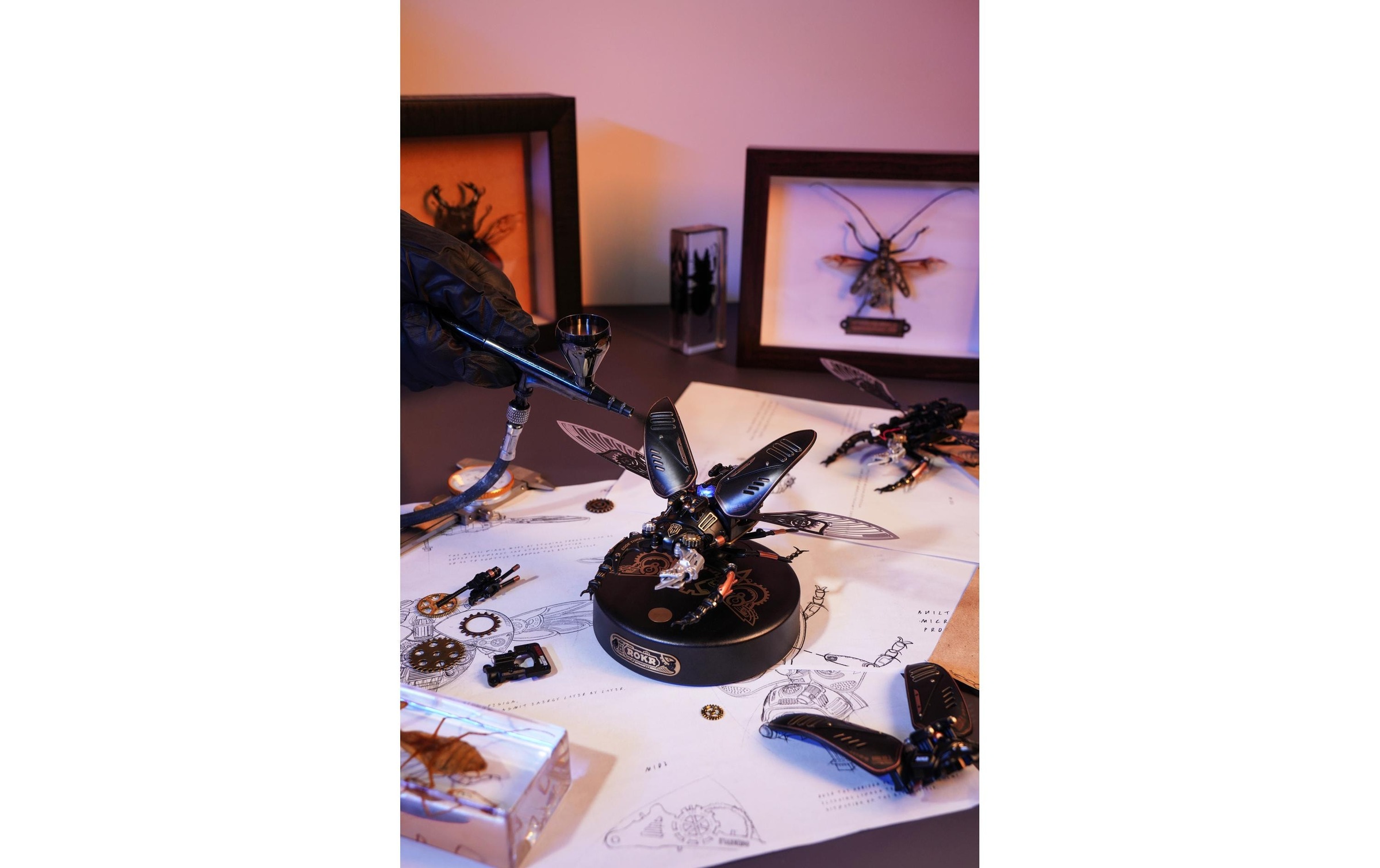   Modellbausatz »RoboTime ROKR Mechanischer Hornvogel« 1:8