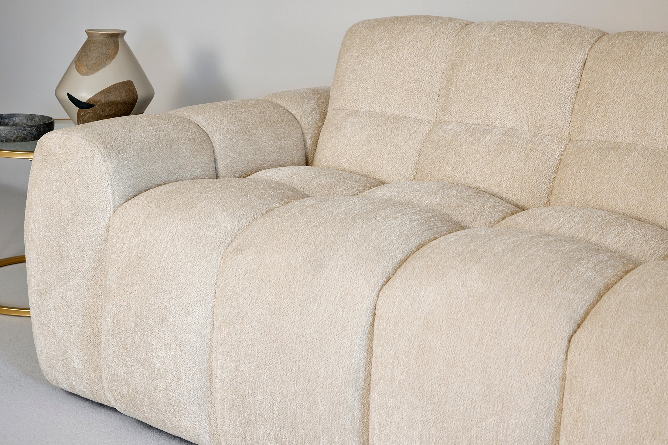 Jahnke Ecksofa »RELAX BUBBLE CORNER« Platz für bis zu 5 Personen,Taschenfederkernpolsterung,L-Form,B:305 cm