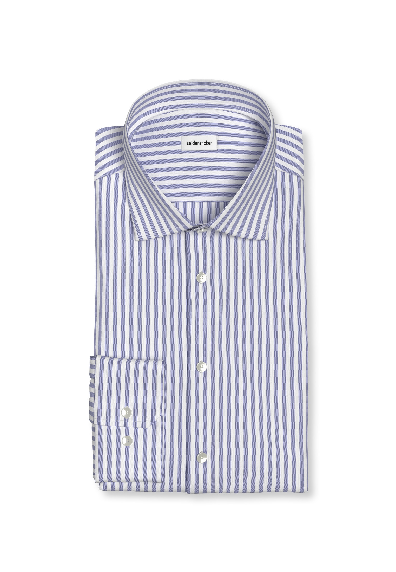 seidensticker Businesshemd »Schwarze Rose« Regular 1/1 Extra lang Kentkragen Gestreift