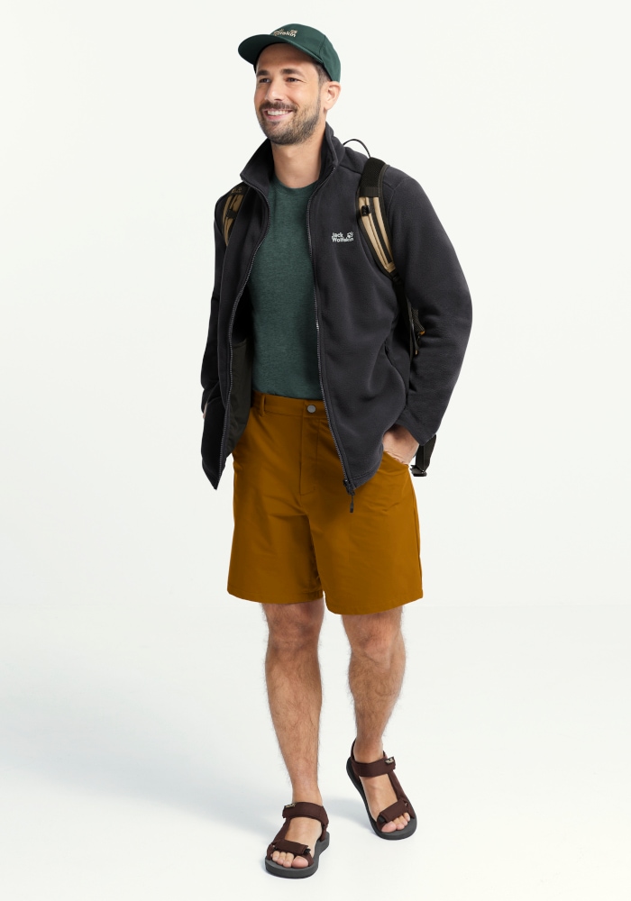 Jack Wolfskin Fleecejacke »TAUNUS 200 FZ M« mit 3-in-1-System, atmungsaktiv, aus Polyester
