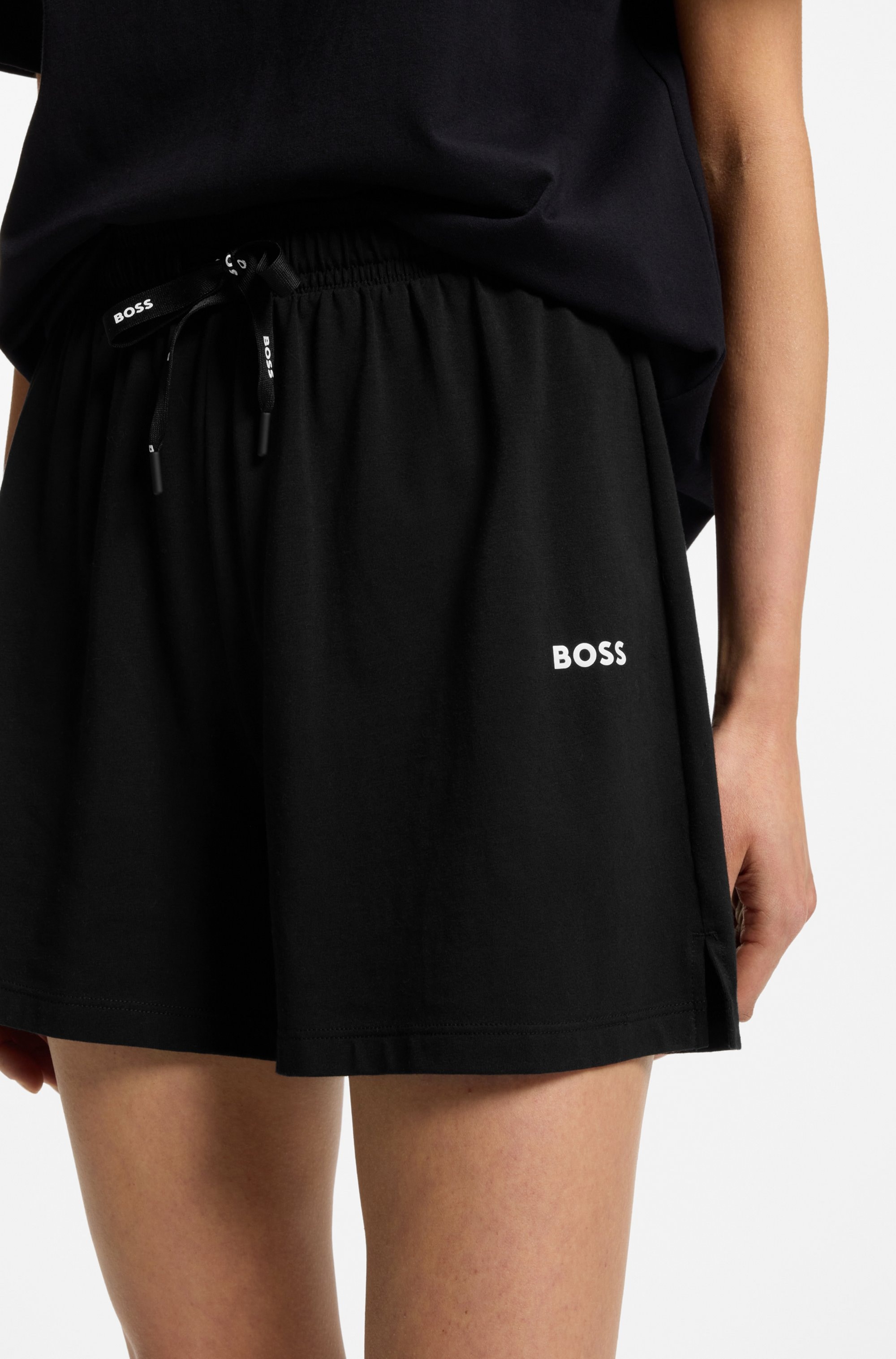 BOSS Pyjamahose »CI_Shorts CW«  mit BOSS Logoschriftzug