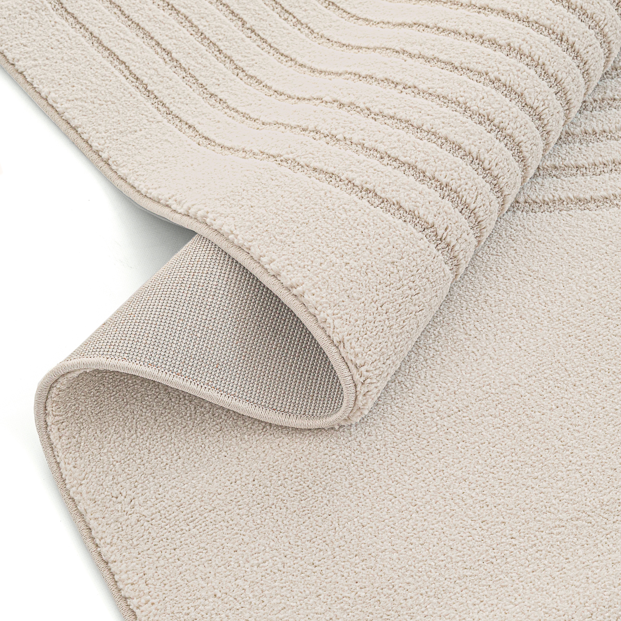 GOODproduct Designteppich »Soft Dune in Standard- und Premium-Qualität, 3D Optik/Hoch-Tief Effekt« rechteckig moderner Wohnzimmer Teppich, hohe Flordichte und angenehm weich