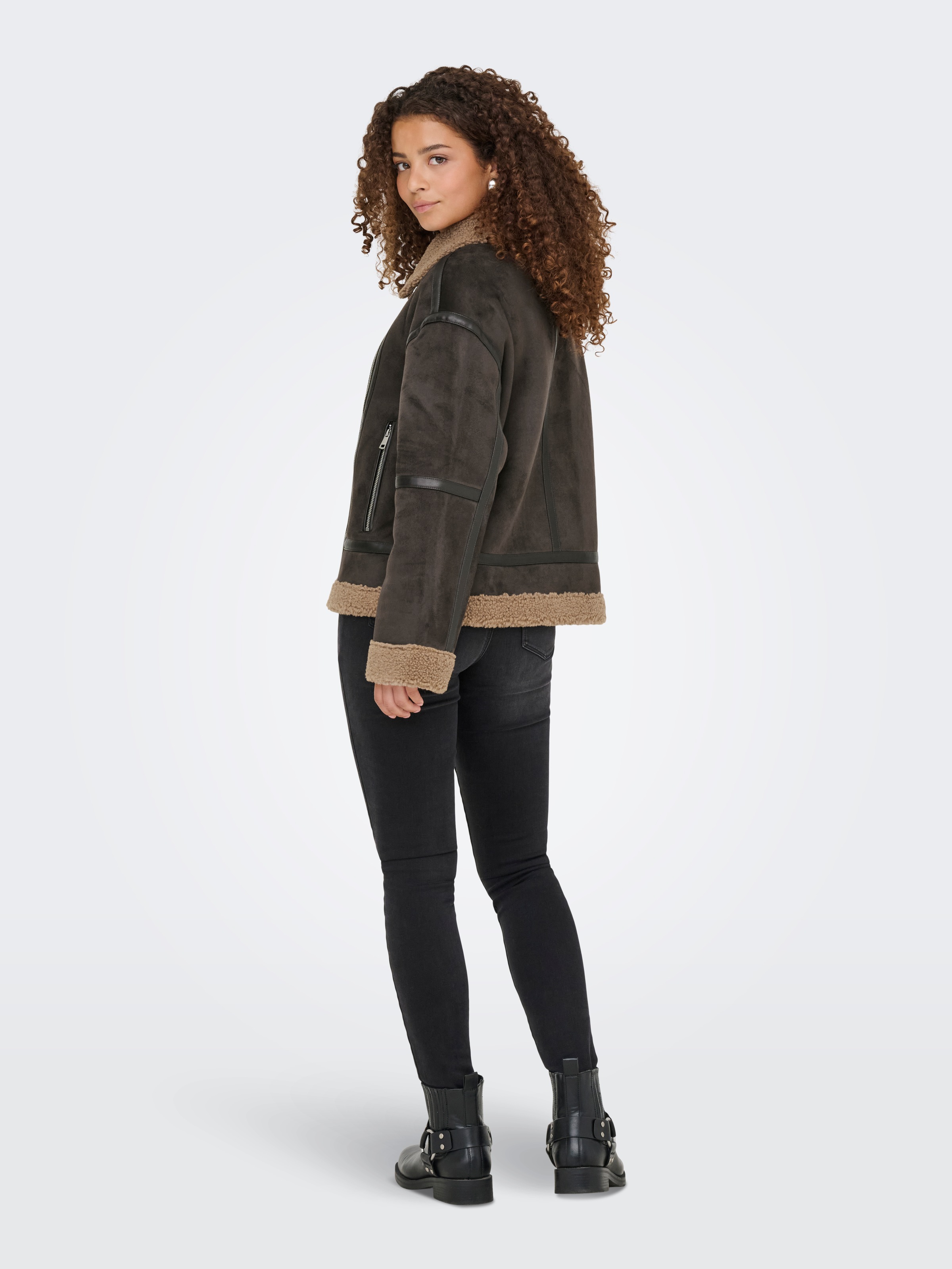 ONLY Pilotenjacke »ONLKENDRA BOND OVERSIZJACKET CC OTW« Kunstfaser