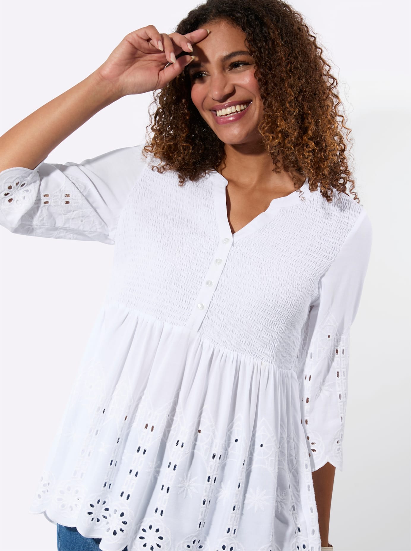 Inspirationen Blouse en dentelle