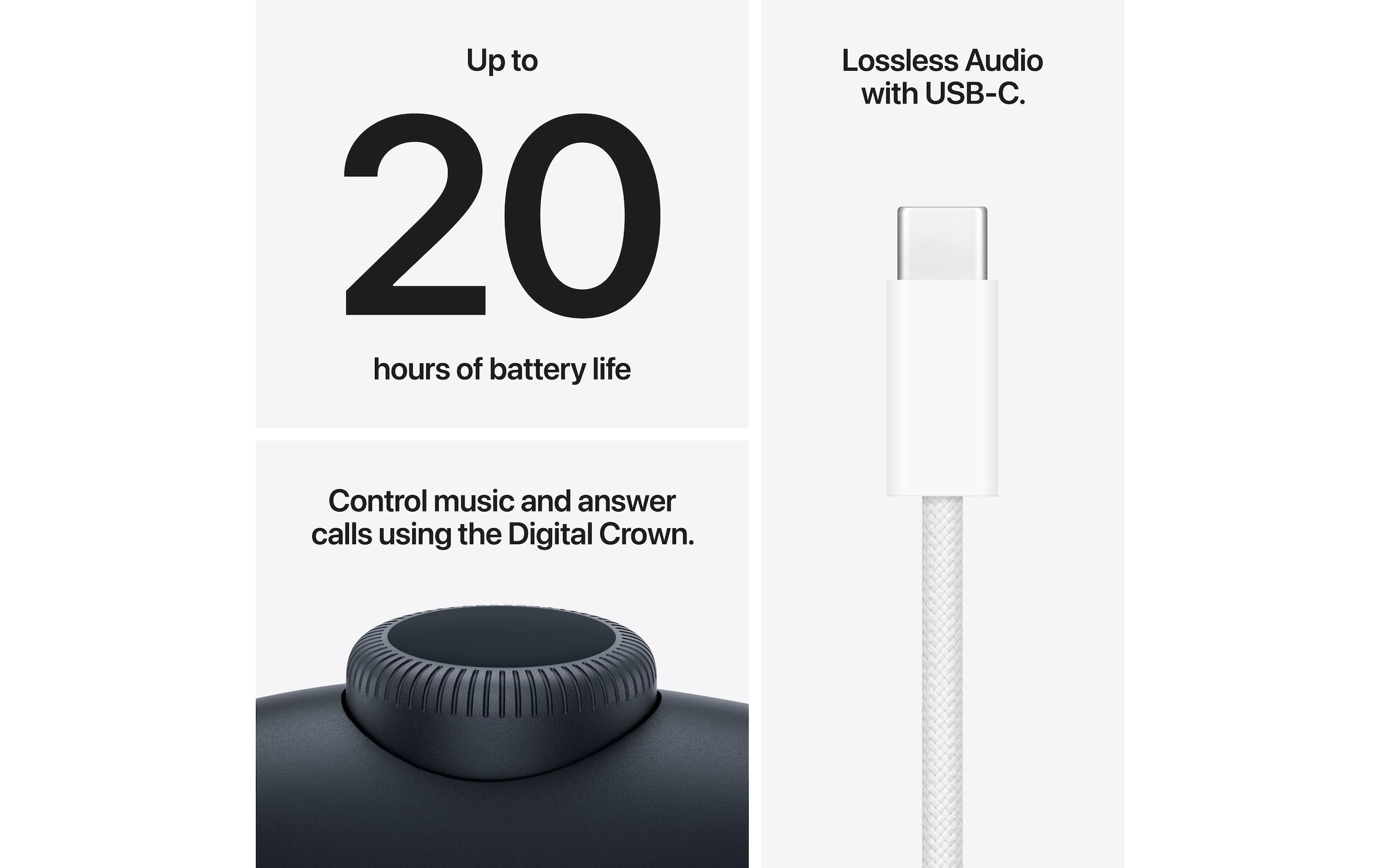 Apple Casque supra-auriculaire »AirPods Max 2« commande vocale | compatible avec Siri | réduction du bruit