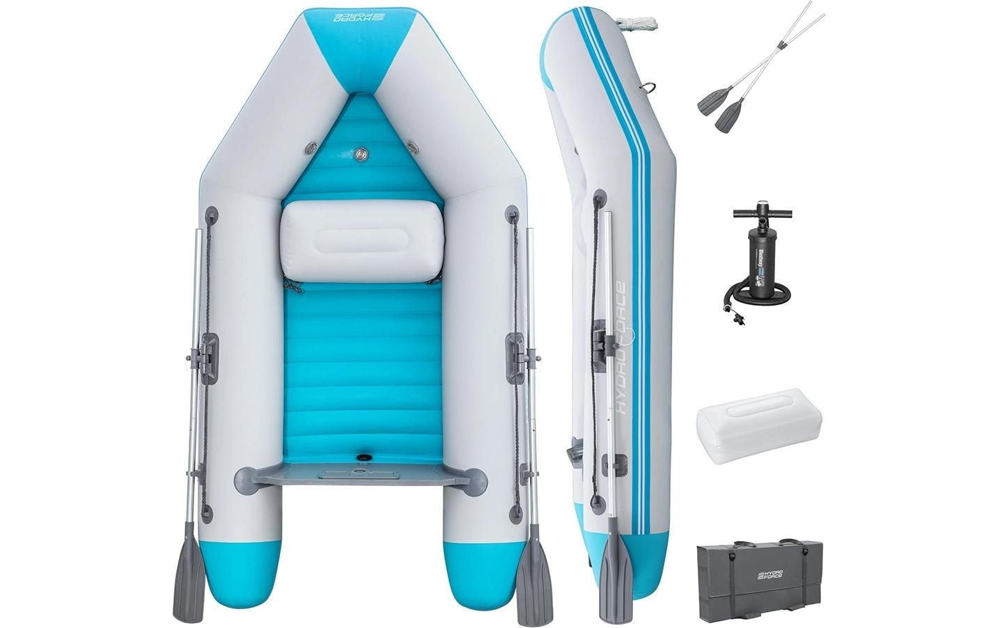 Bestway Bateau pneumatique »Corinth Elite Sport Boat Set, 230 x 130 x 33 cm« Aufblasbares Sportboot für 2 Personen mit Motorhalterung