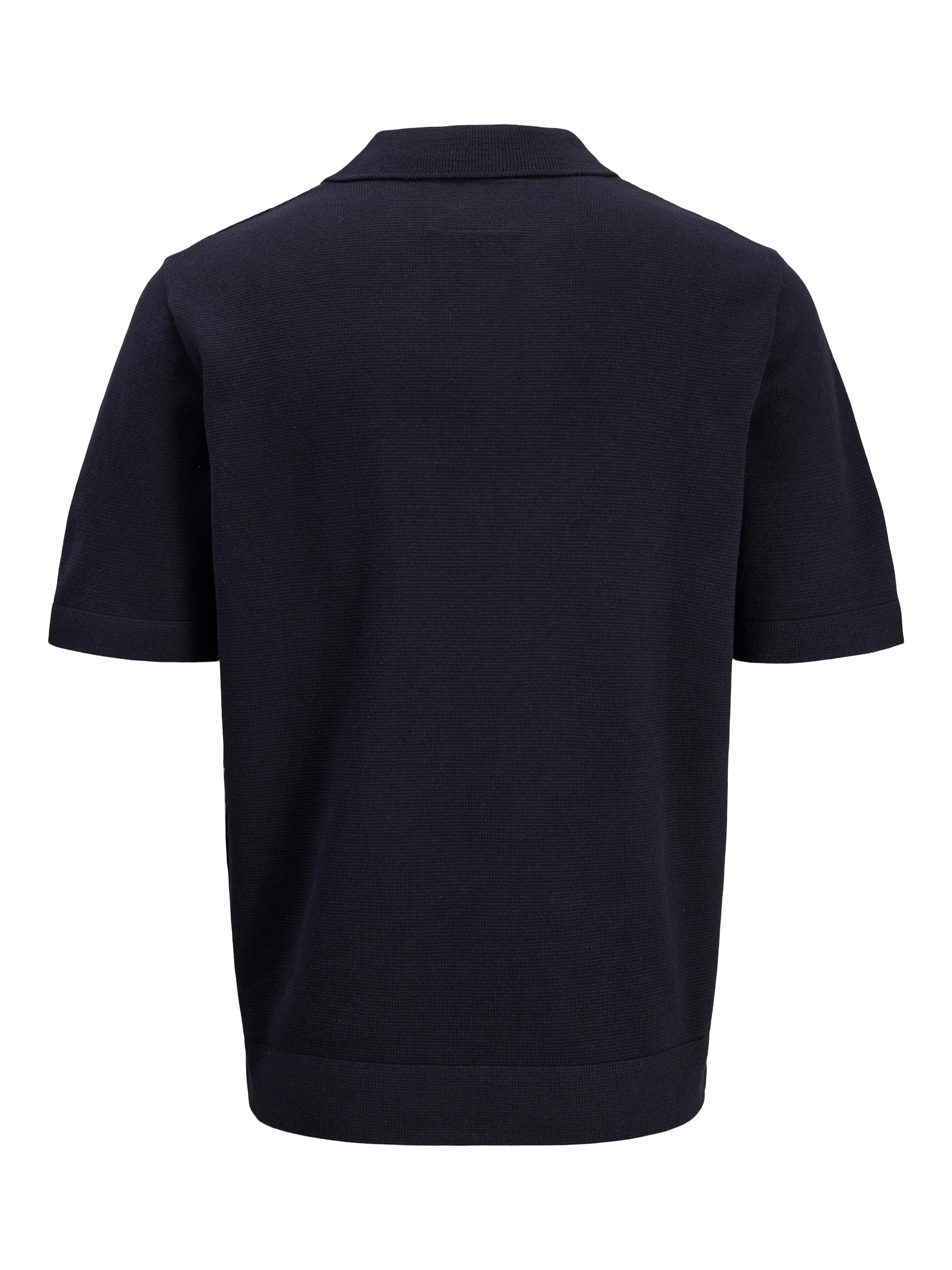 Jack & Jones Pull à col polo »JPRBLAMILANO SPRING SPLIT NECK SS SN« mélange coton, coupe régulière