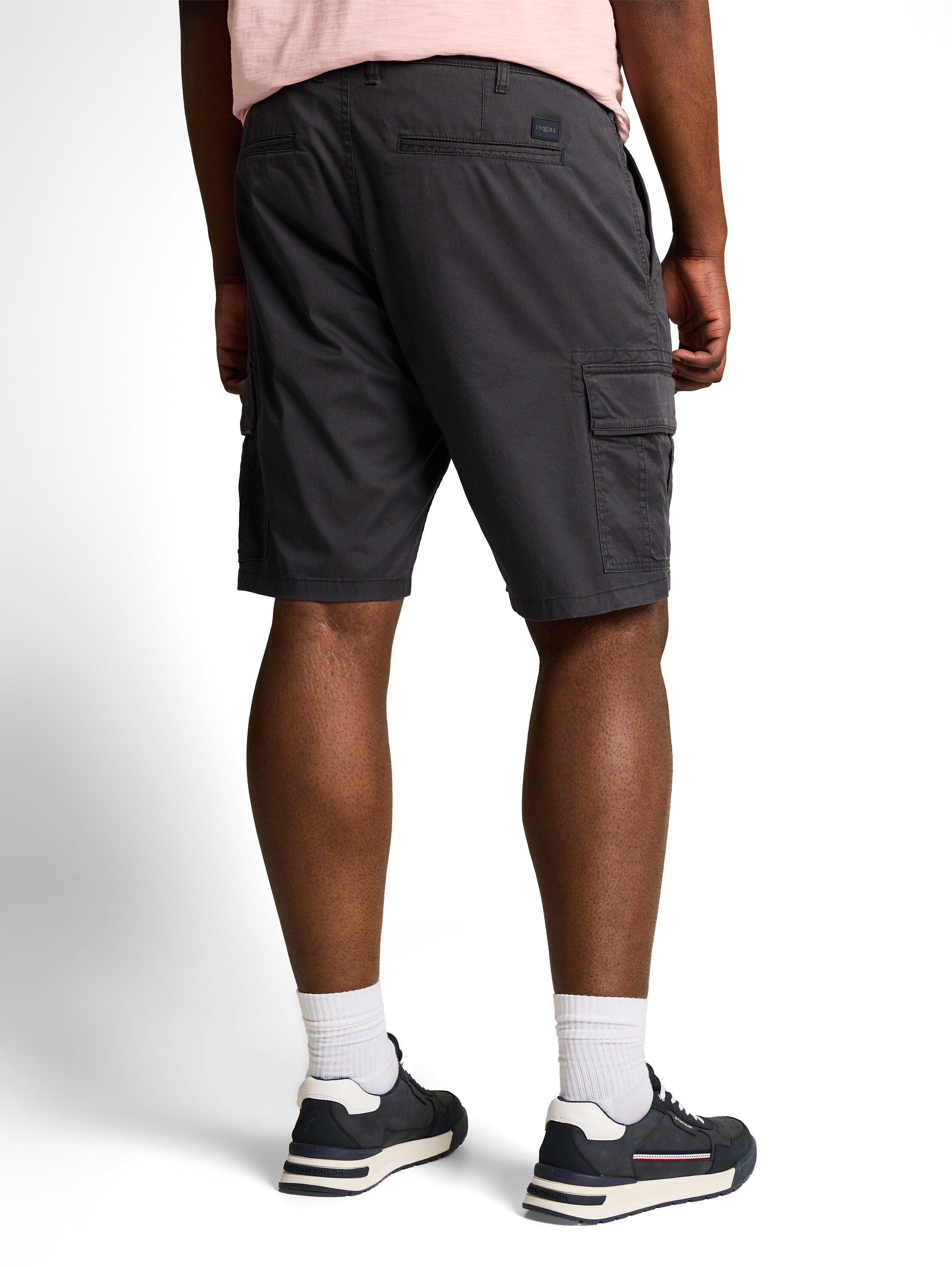 TOM TAILOR PLUS Pantalon cargo  short cargo avec stretch